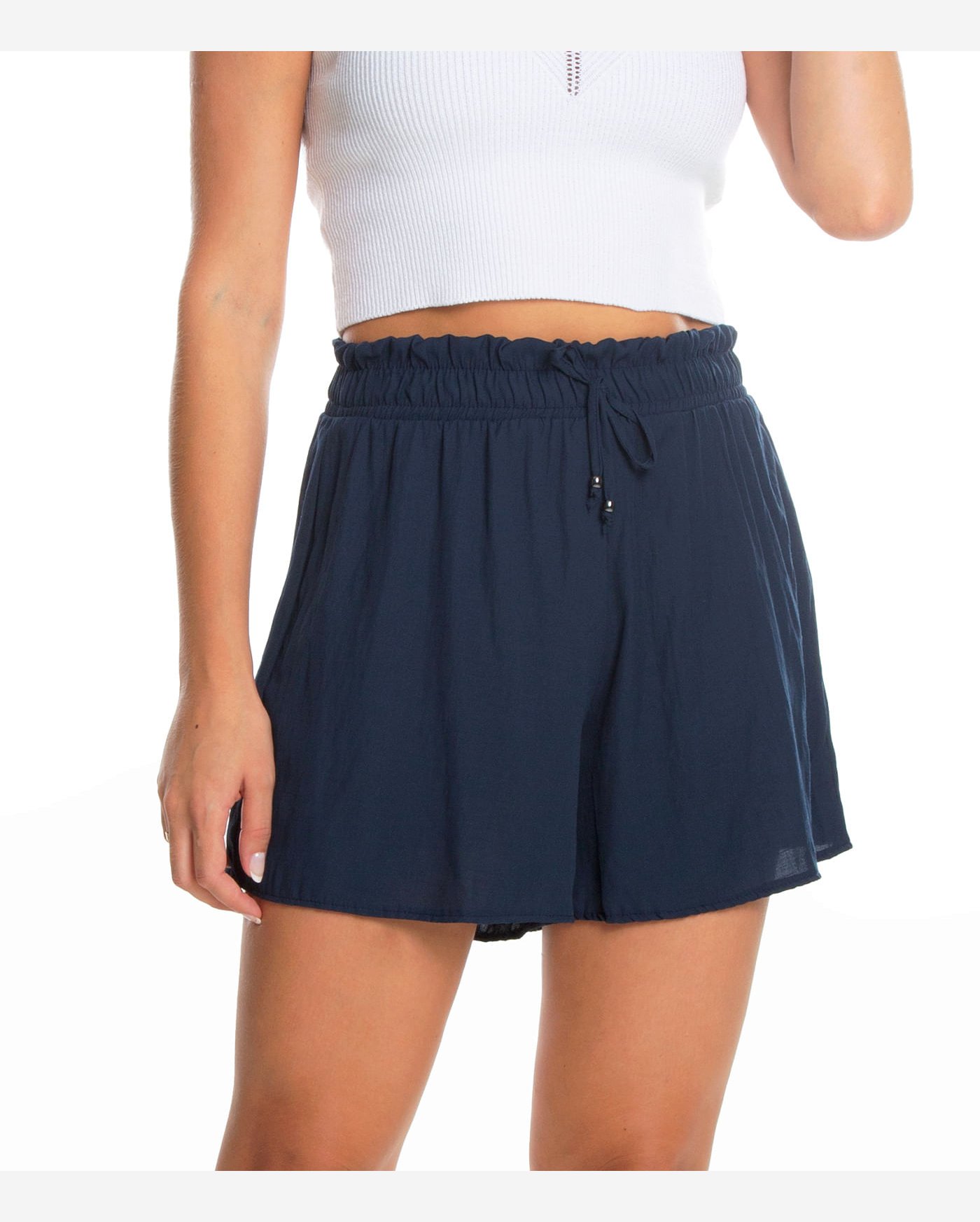 Riachuelo | Shorts Feminino Viscose Rovitex Azul