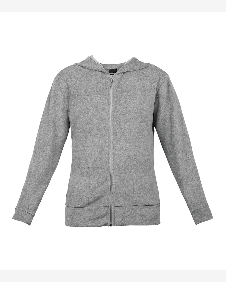 Riachuelo Jaqueta Básica Plush Feminina Rovitex Plus Cinza