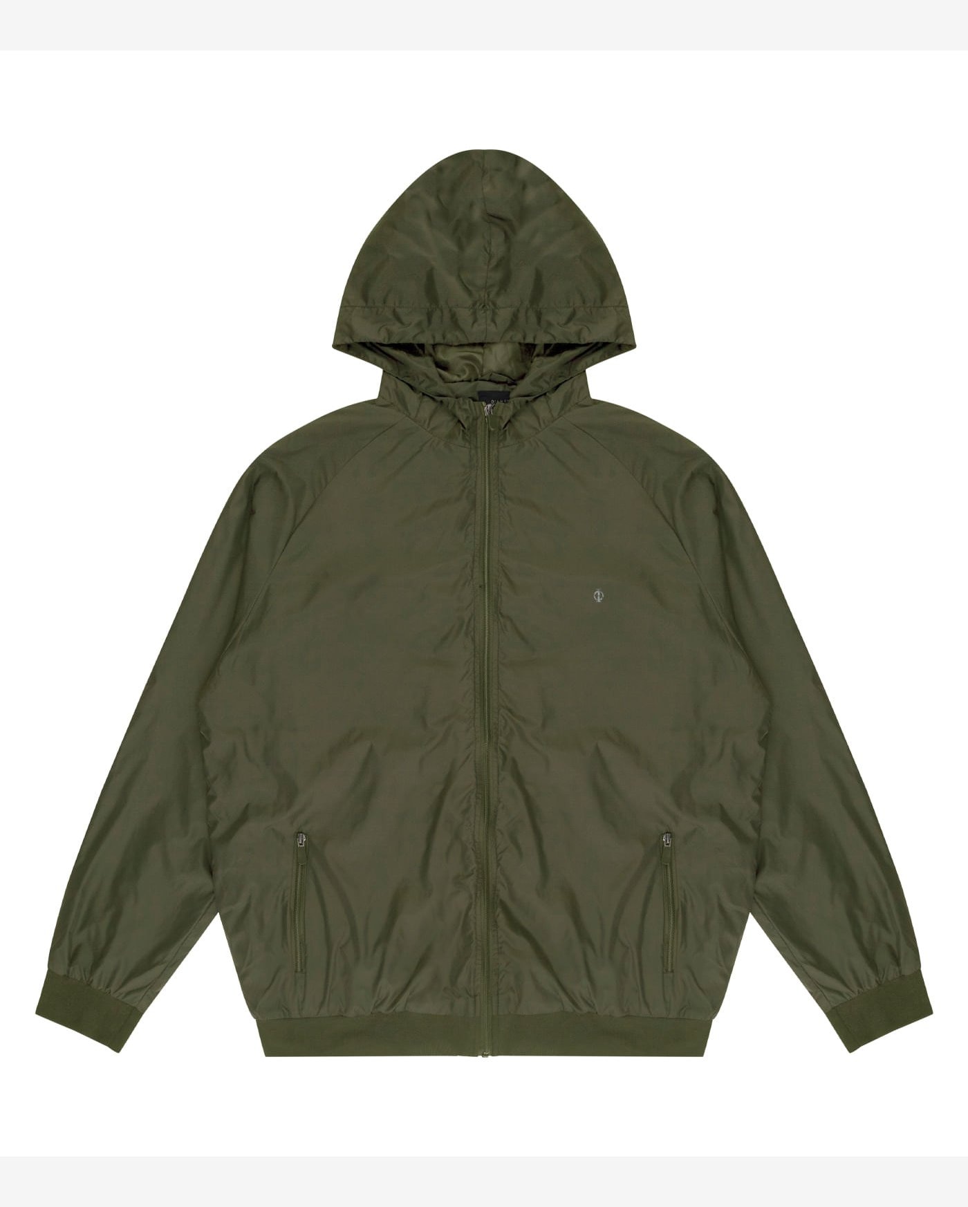 Jaqueta Masculina Plus Size Com Capuz Diametro Verde