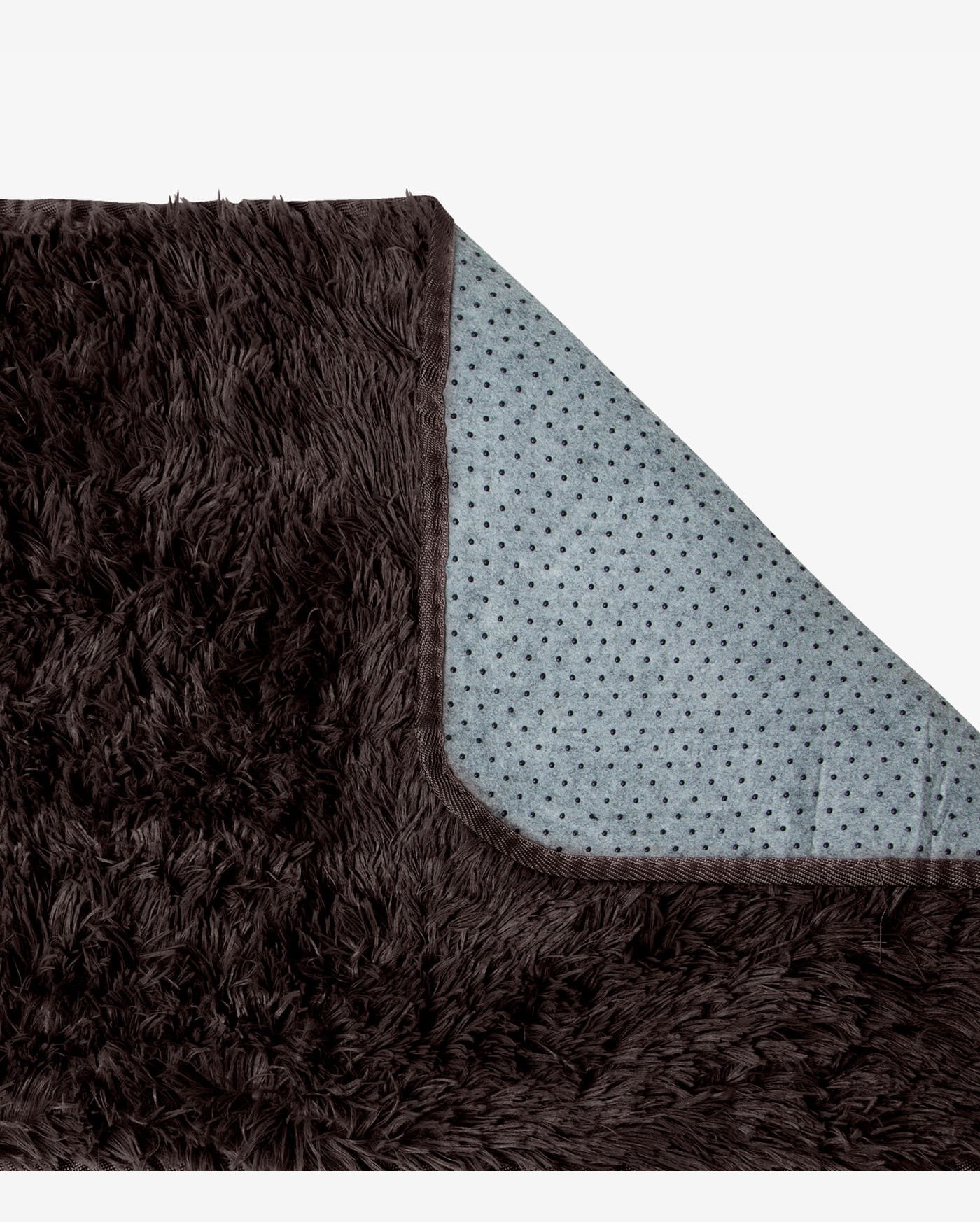 Tapete Felpudo 100 cm x 140 cm Infinita Cor Marrom