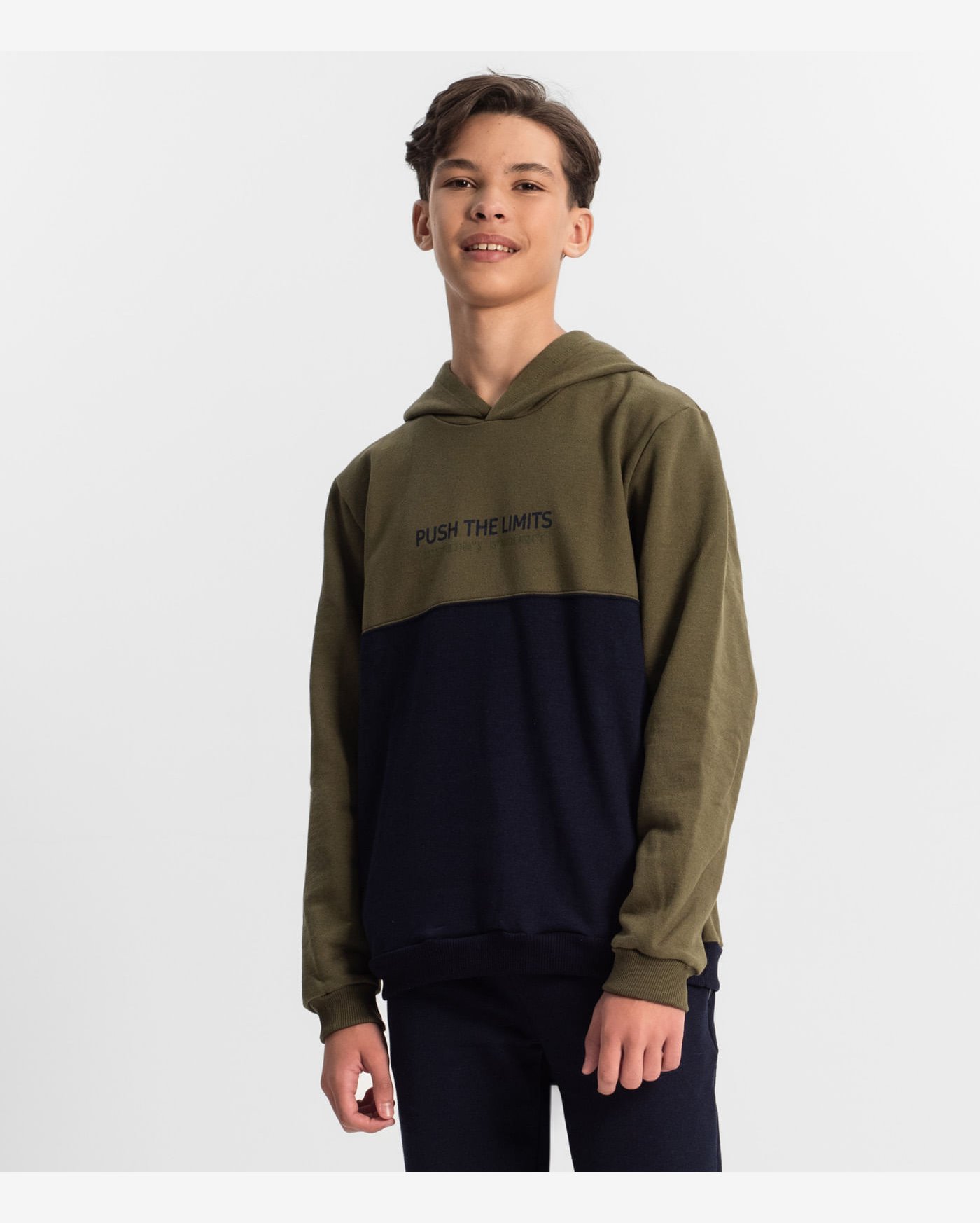 Moletom Juvenil Masculino Com Capuz Minty Verde
