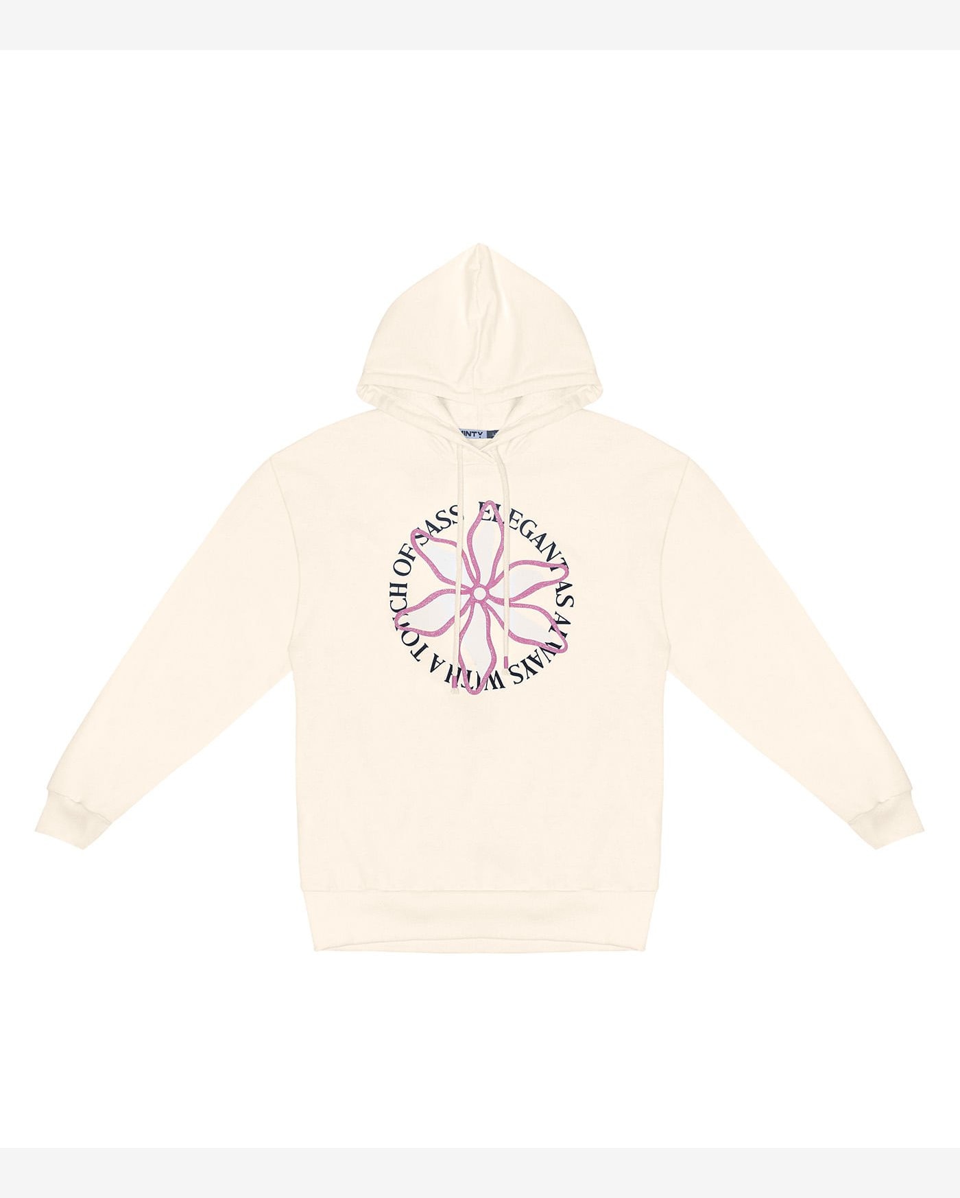 Moletom Juvenil Feminino Com Capuz Minty Bege