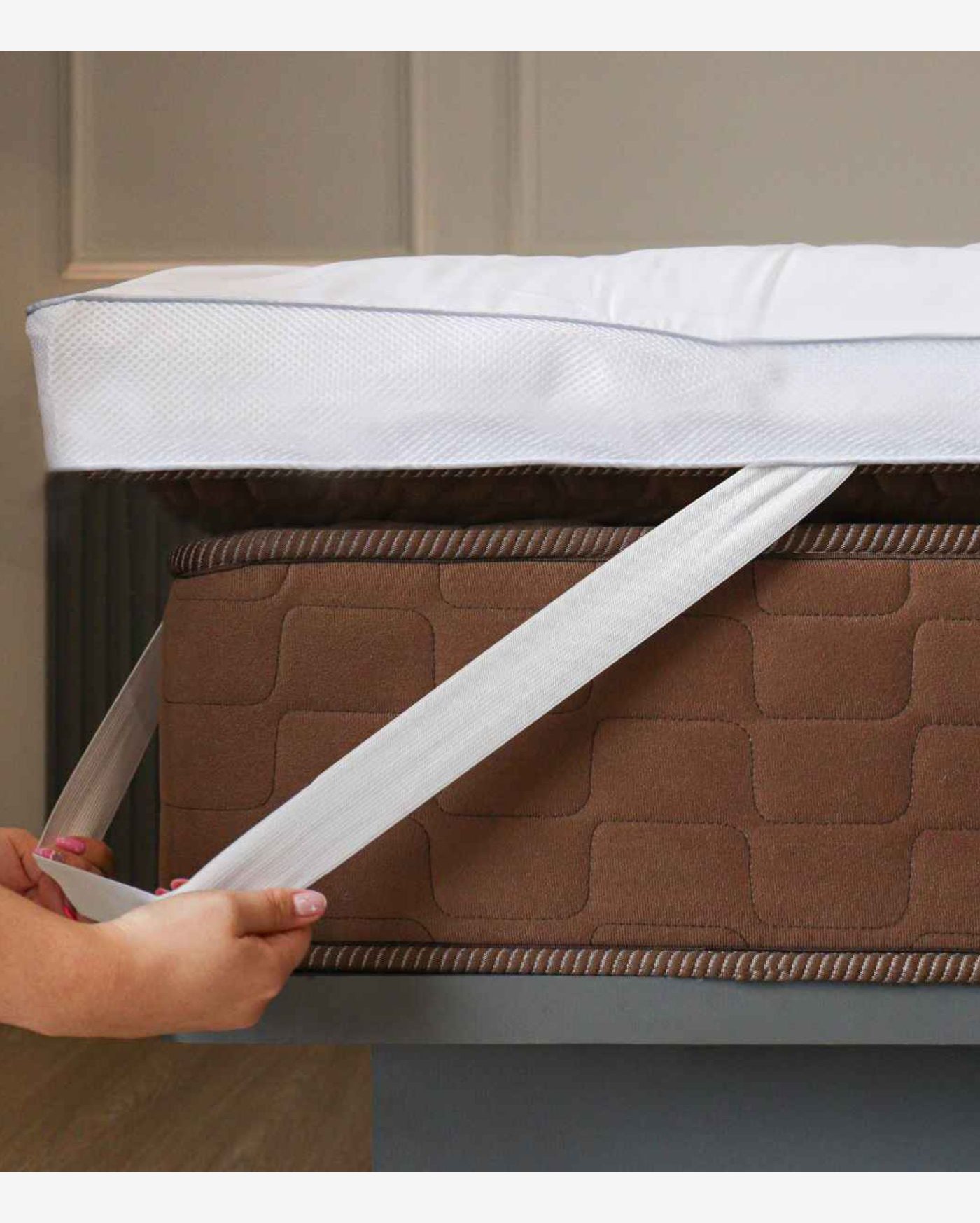 Pillow Top Casal Nobless Appel Branco