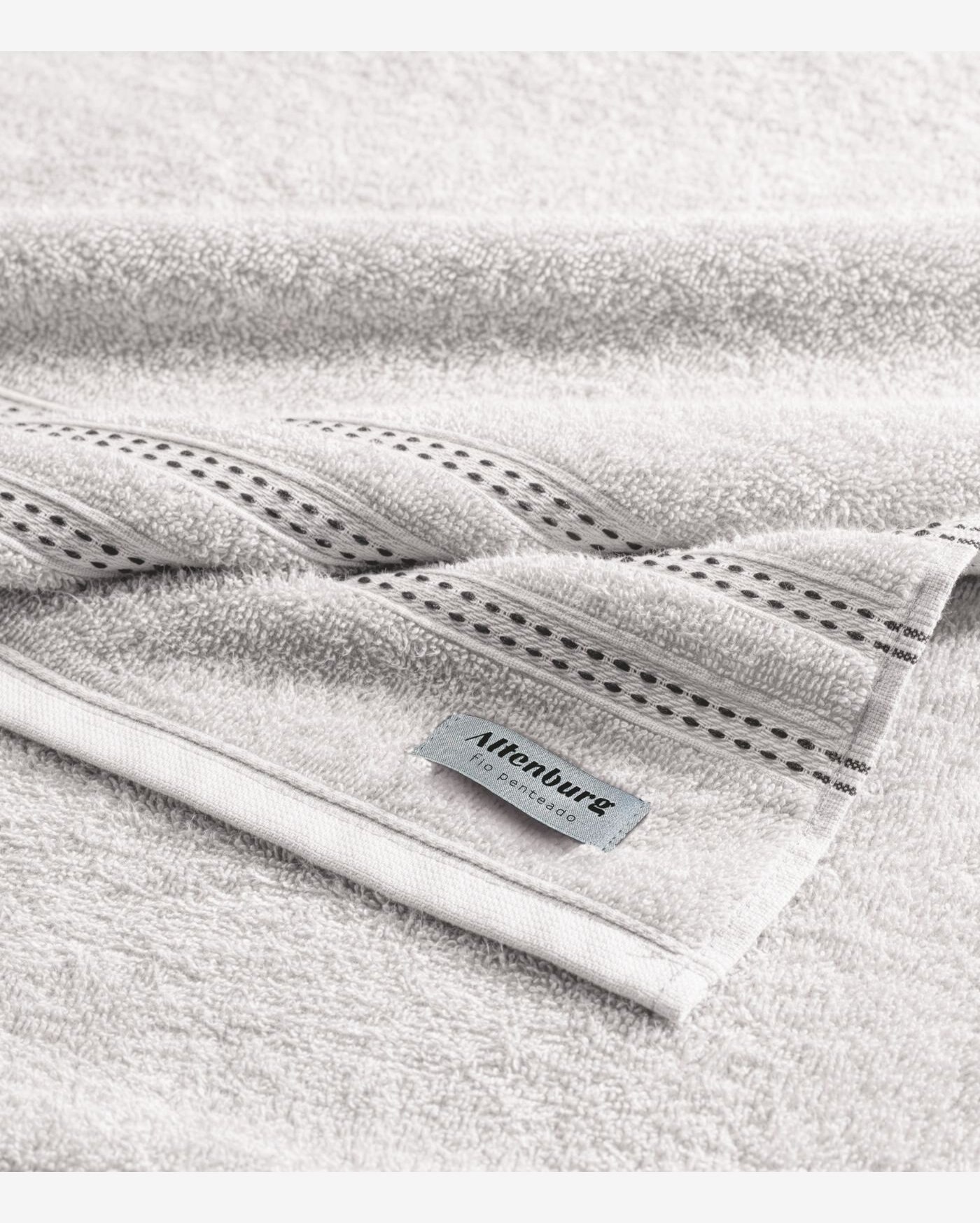 Toalha De Rosto Sense Fio Penteado Altenburg Branco