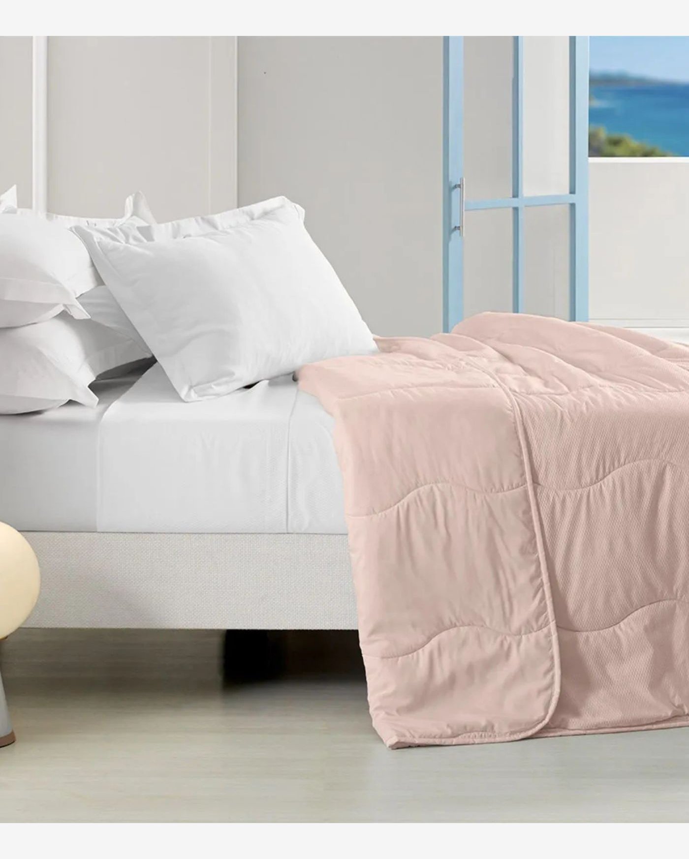 Edredom Verano King Toque Acetinado Altenburg Rosa