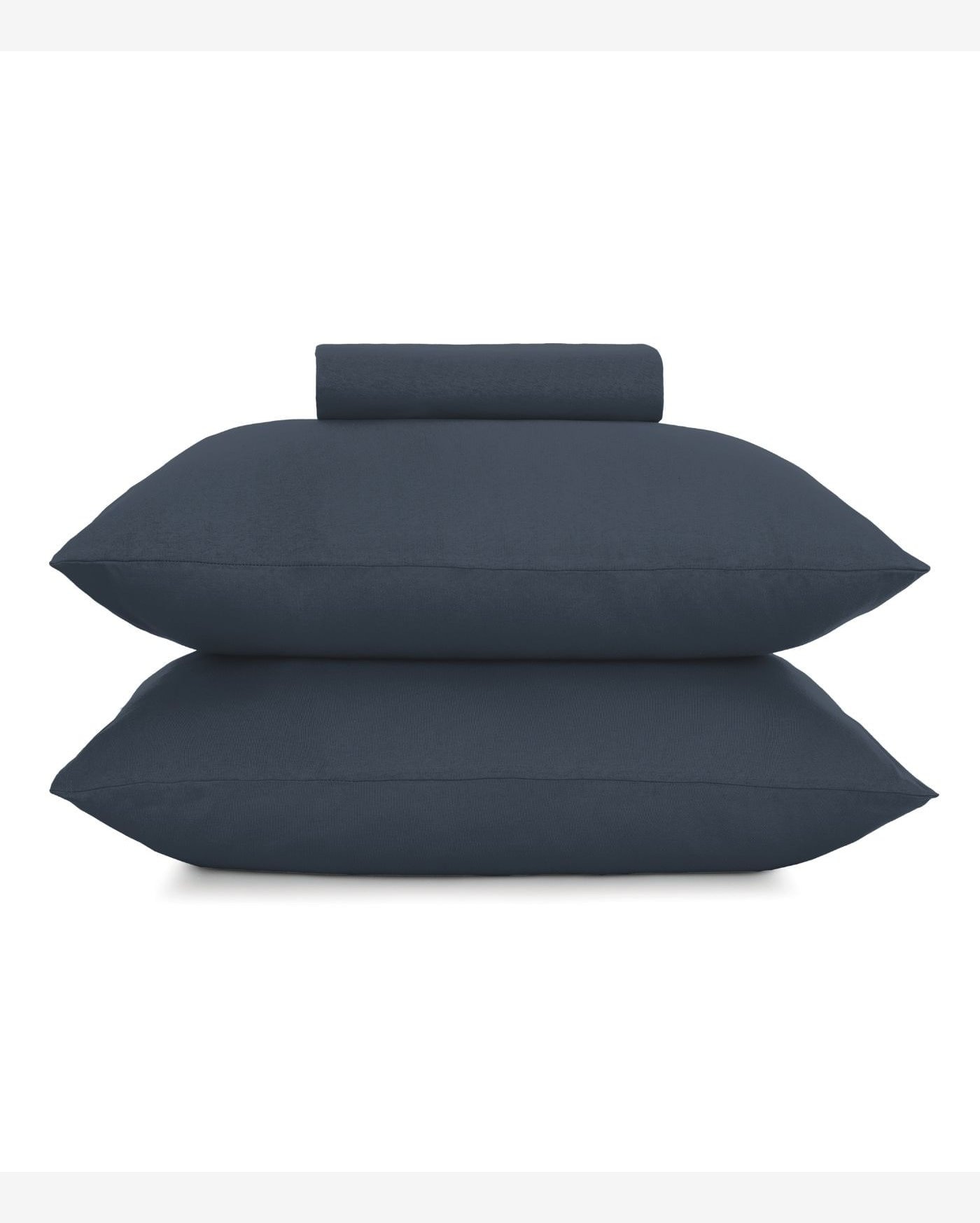 Jogo de Cama Solteiro Malha Fio Penteado Altenburg Azul