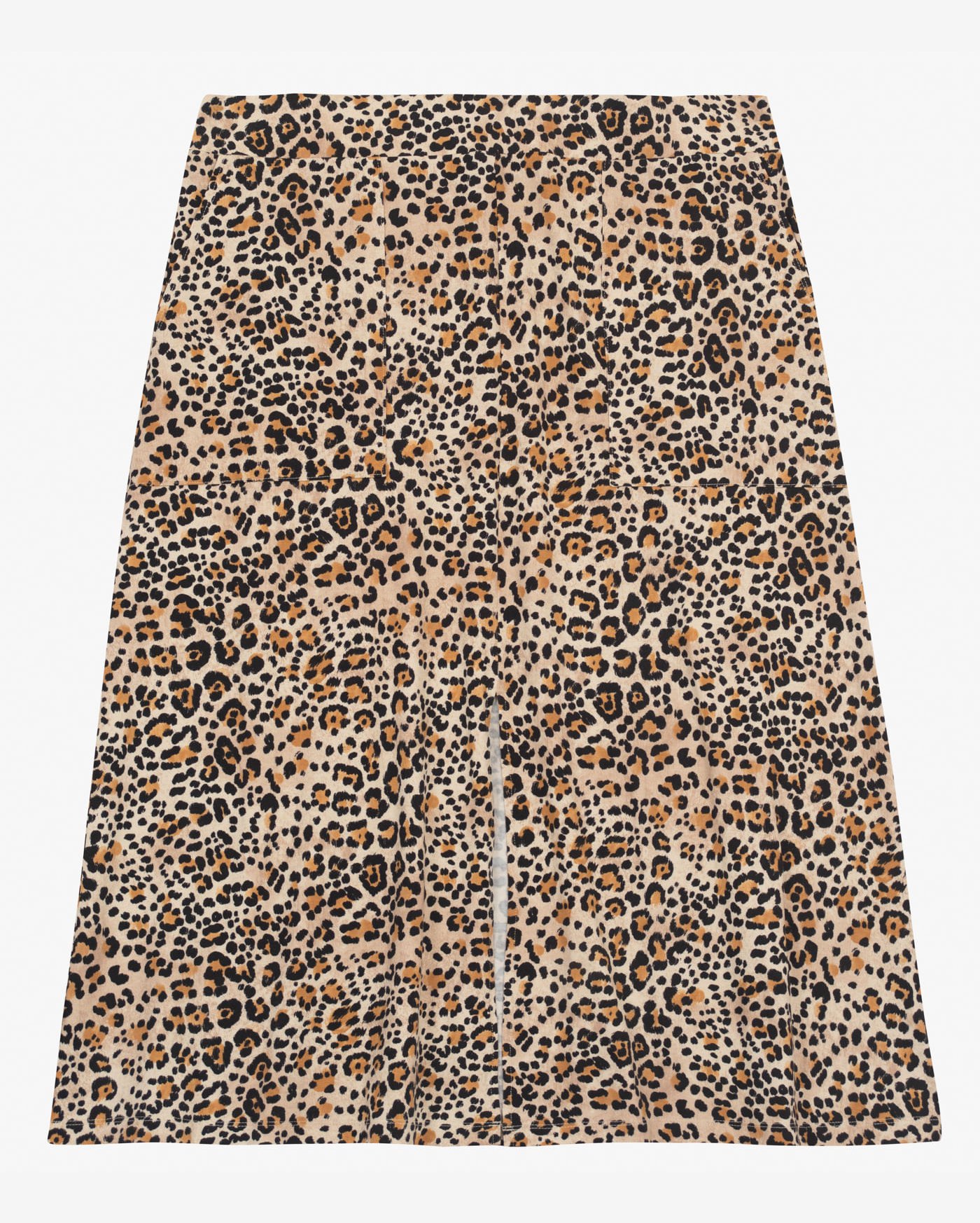 Saia Midi Plus Size em Viscotorcion Secret Glam Bege
