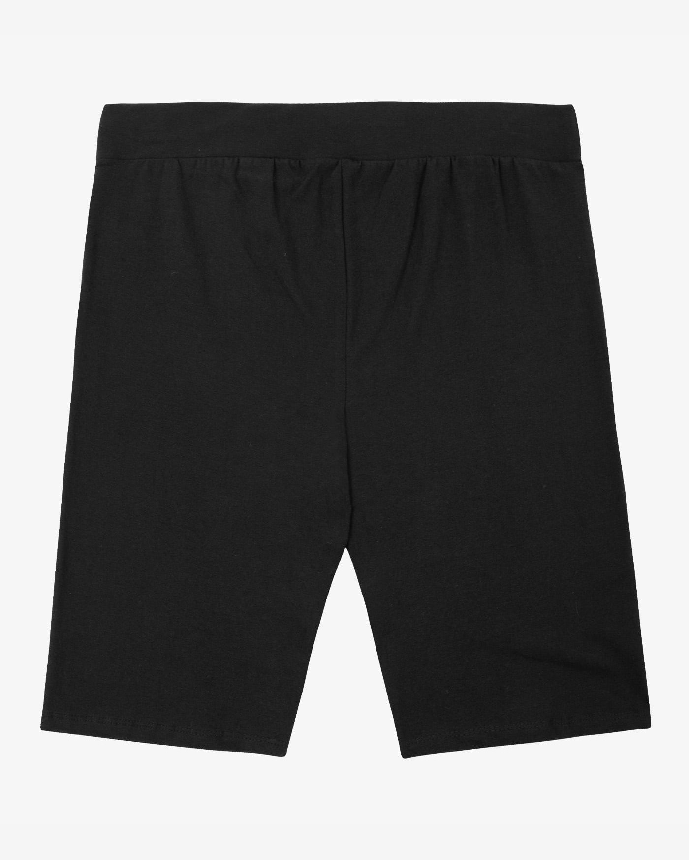 Bermuda Ciclista Feminina em Cotton Pesado Select Preto