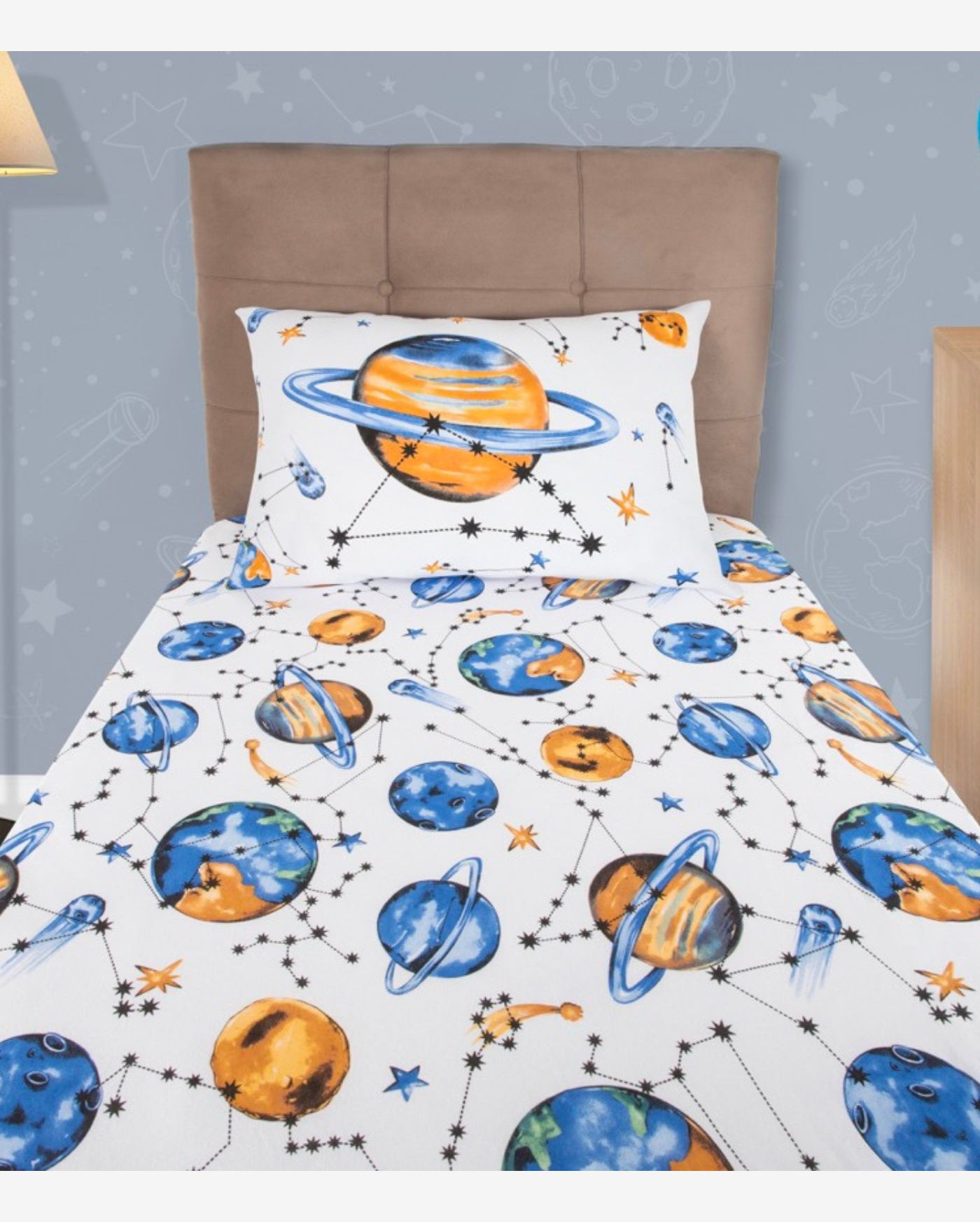 Jogo De Cama Solteiro Joy Doce Vida Branco