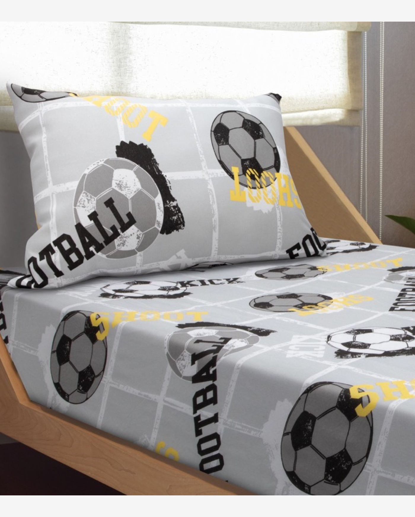 Jogo De Cama Solteiro Kids Doce Vida Cinza