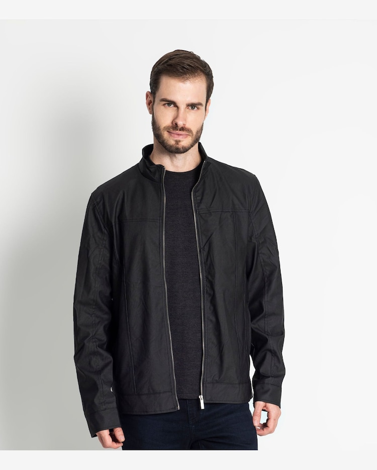Riachuelo Jaqueta Masculina Sintética Rovitex Preto