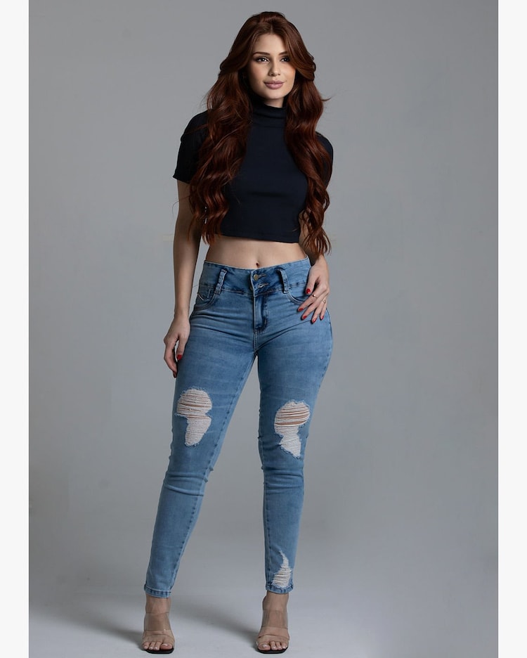 Riachuelo Calça Jeans Sawary Modela Bumbum 271633