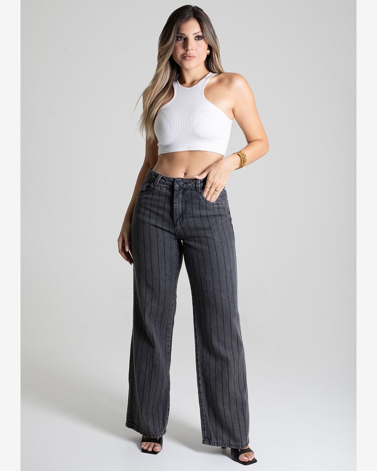 Calça Jeans Sawary Wide Leg 279275