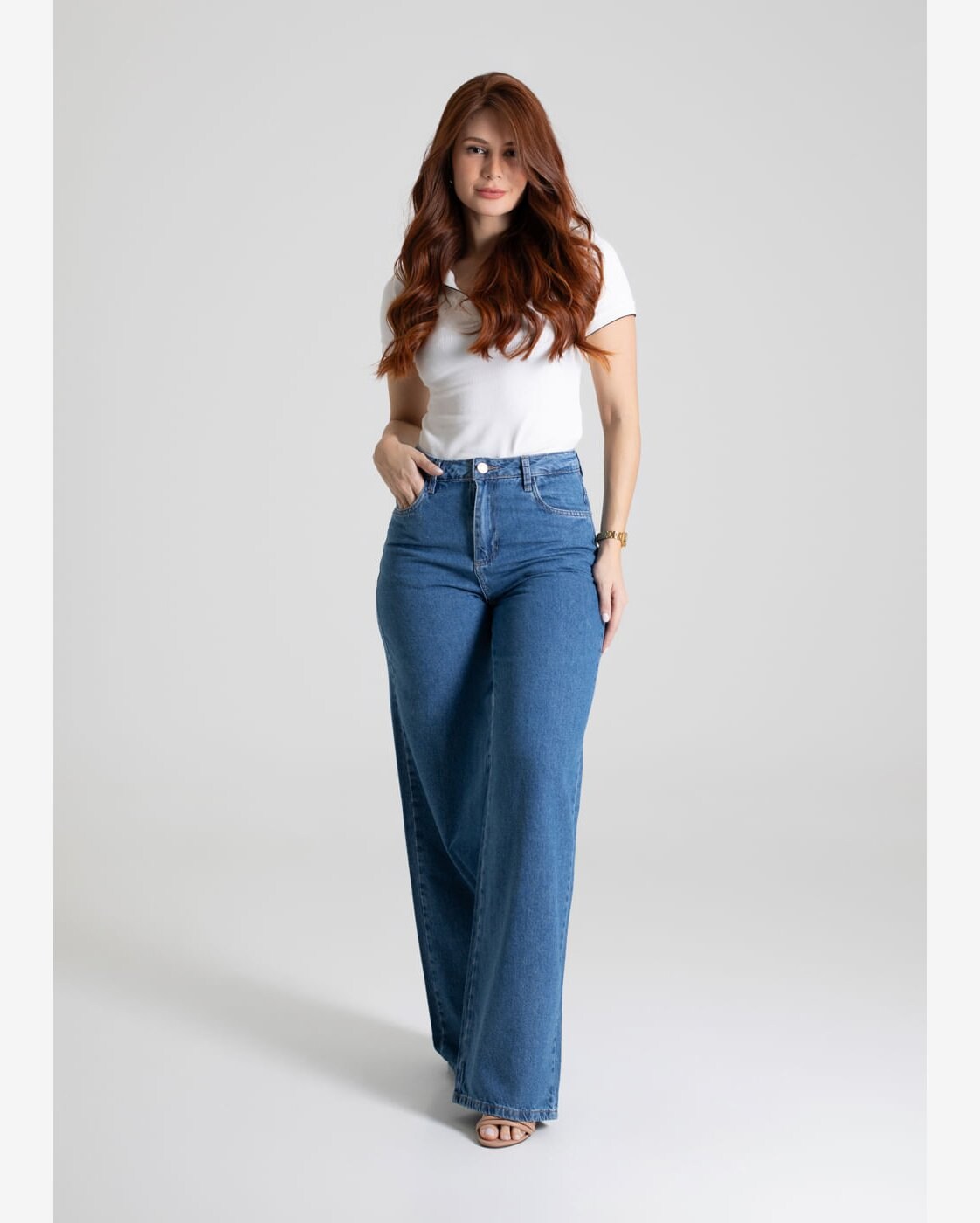 Riachuelo Calça Jeans Sawary Wide Leg 280221