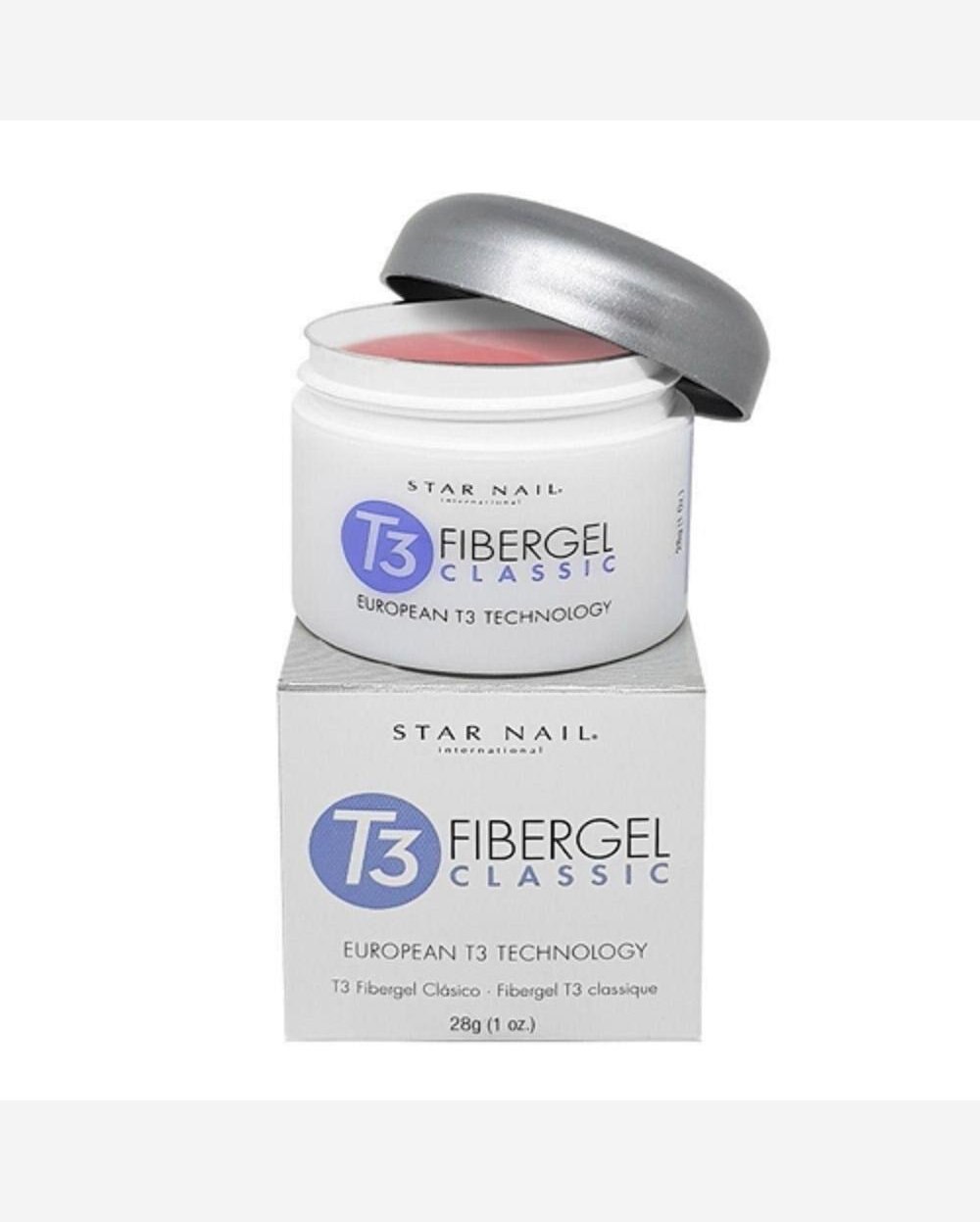 Gel Fibergel Cuccio T3 Star Nail Pink Pote