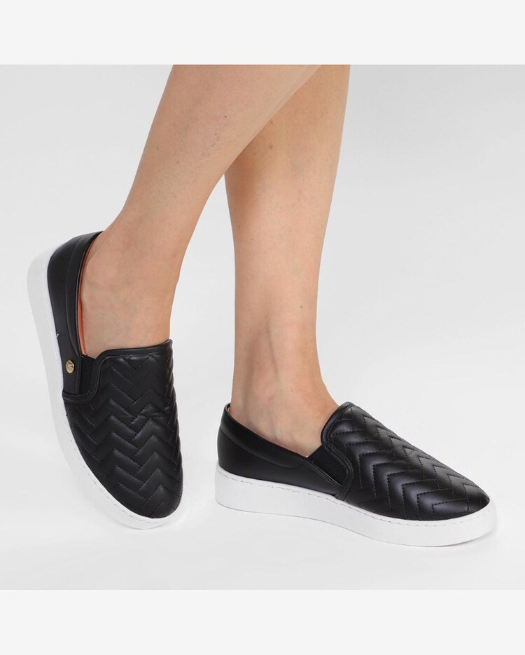 Listras Tenis Flat Feminino Shoe TÃªnis Flatform Vizzano Listras Preto Shoe  TÃªnis Flatform