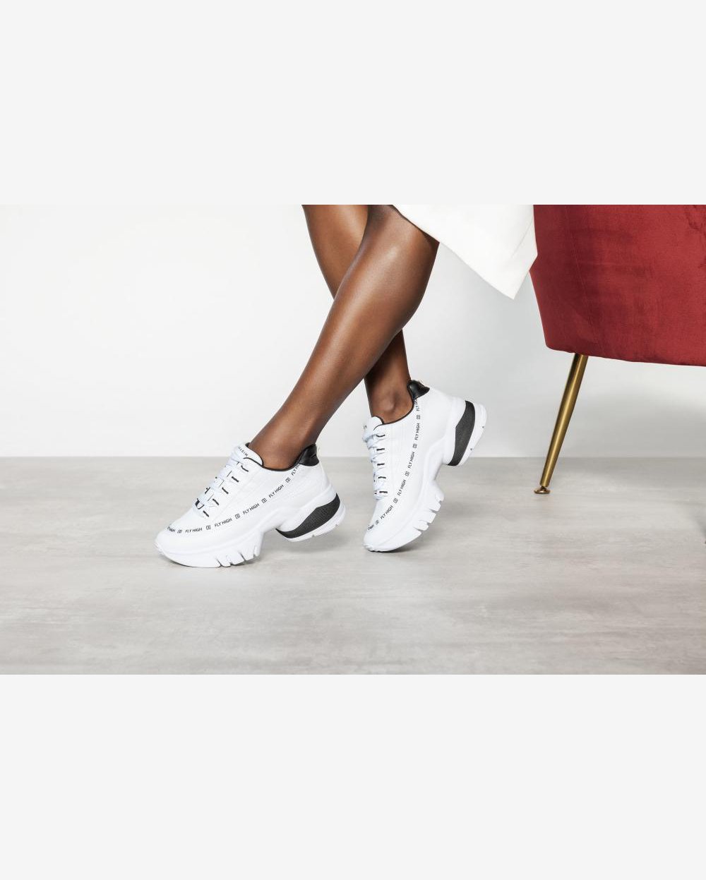 Riachuelo Tênis Ramarim Fly High Branco Preto 2380104-15