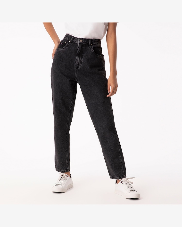 Riachuelo Tommy Jeans Calça Jeans Mom Desbotada e Afunilada