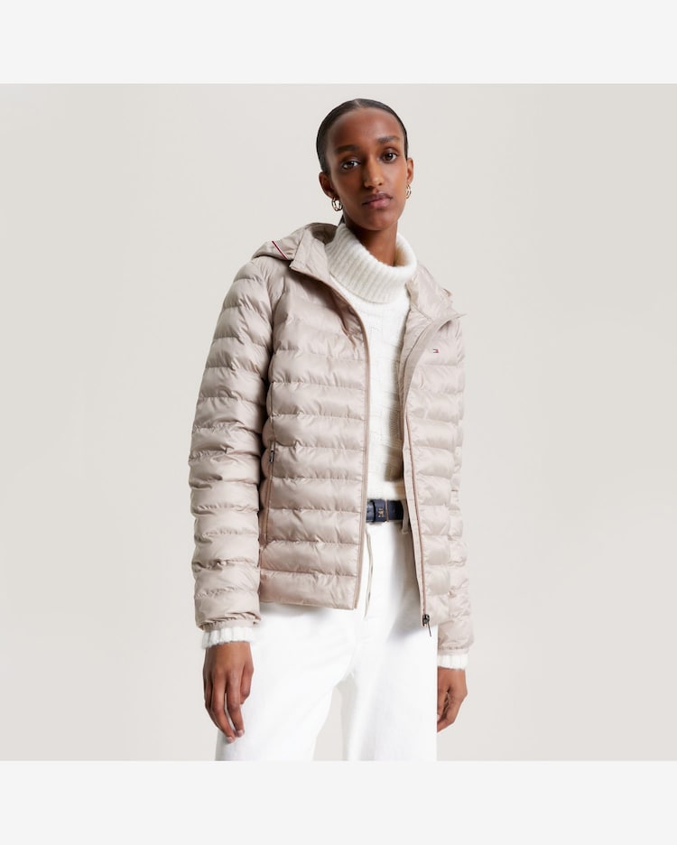 Jaqueta Acolchoada Casaco Tommy Hilfiger Feminino Jaqueta Forrada