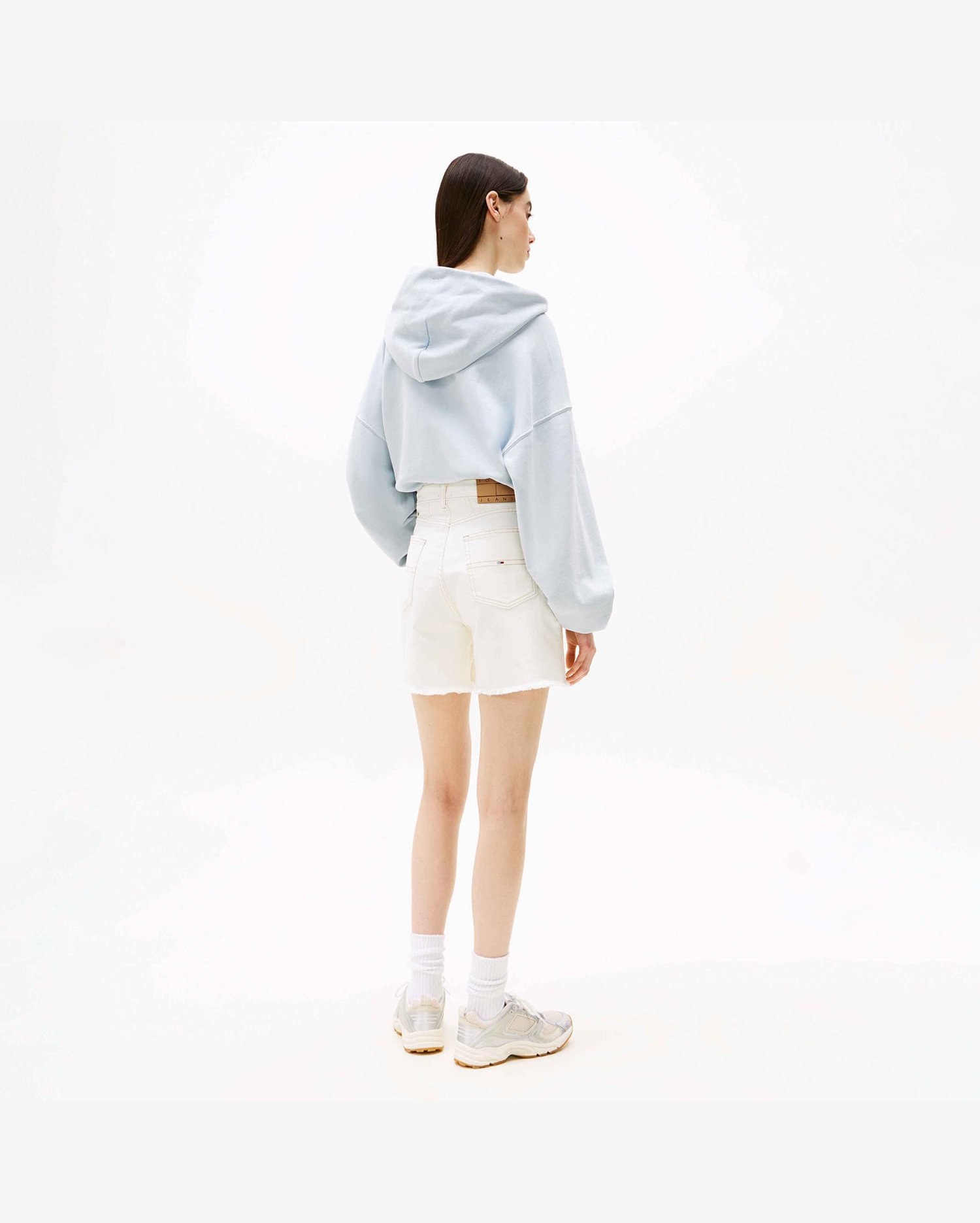 Shorts Mom Jeans Branco Tommy Jeans