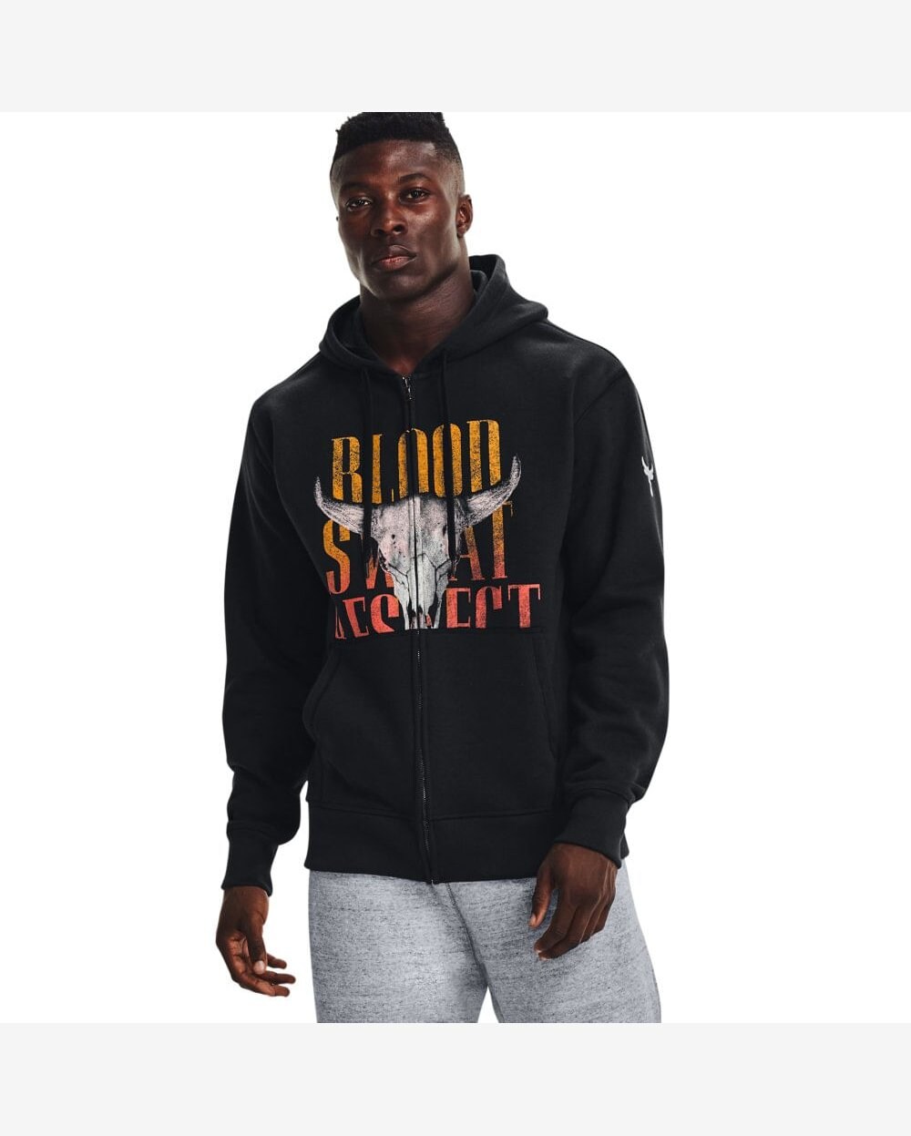 under armour project rock cc moletom com capuz