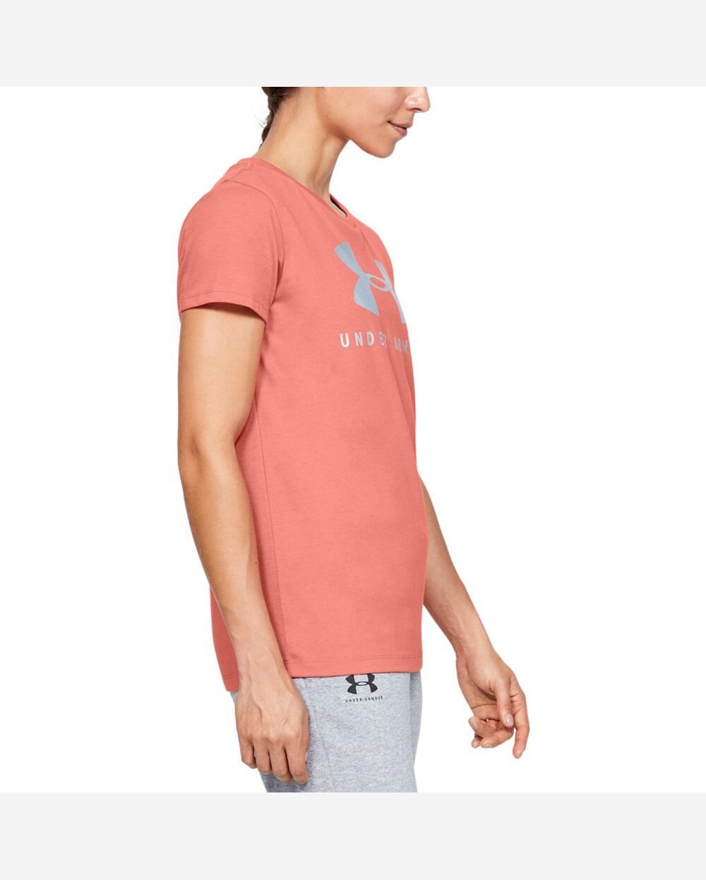 womens Sportstyle Classic T-Shirt in ICE MARL | EU