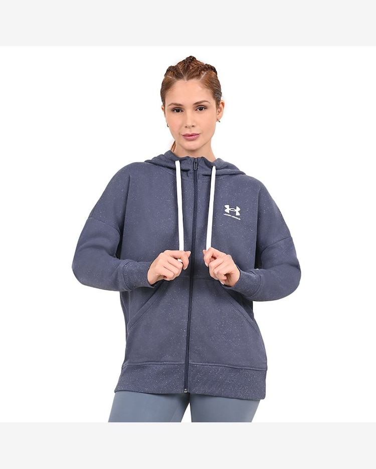Moletom de Treino Feminino Under Armour Rival Fleece FZ Hoodie