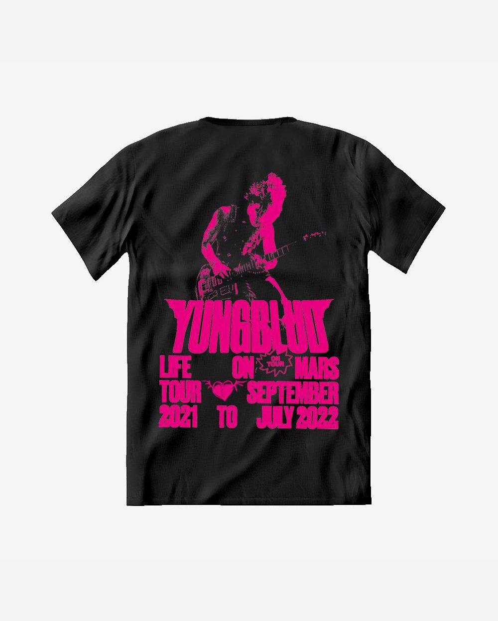 Camiseta Yungblud Life On Mars Tour Tee Riachuelo