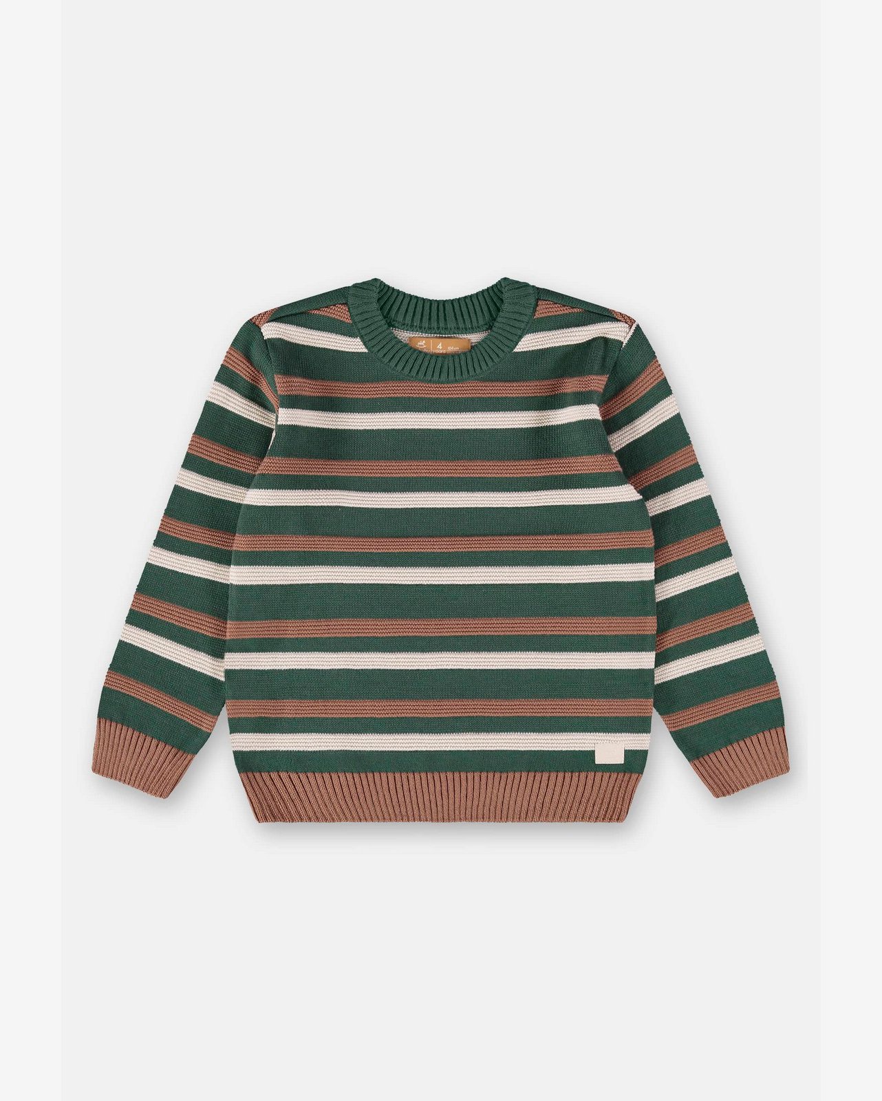 Blusão Infantil em Tricot Listrado Up Baby