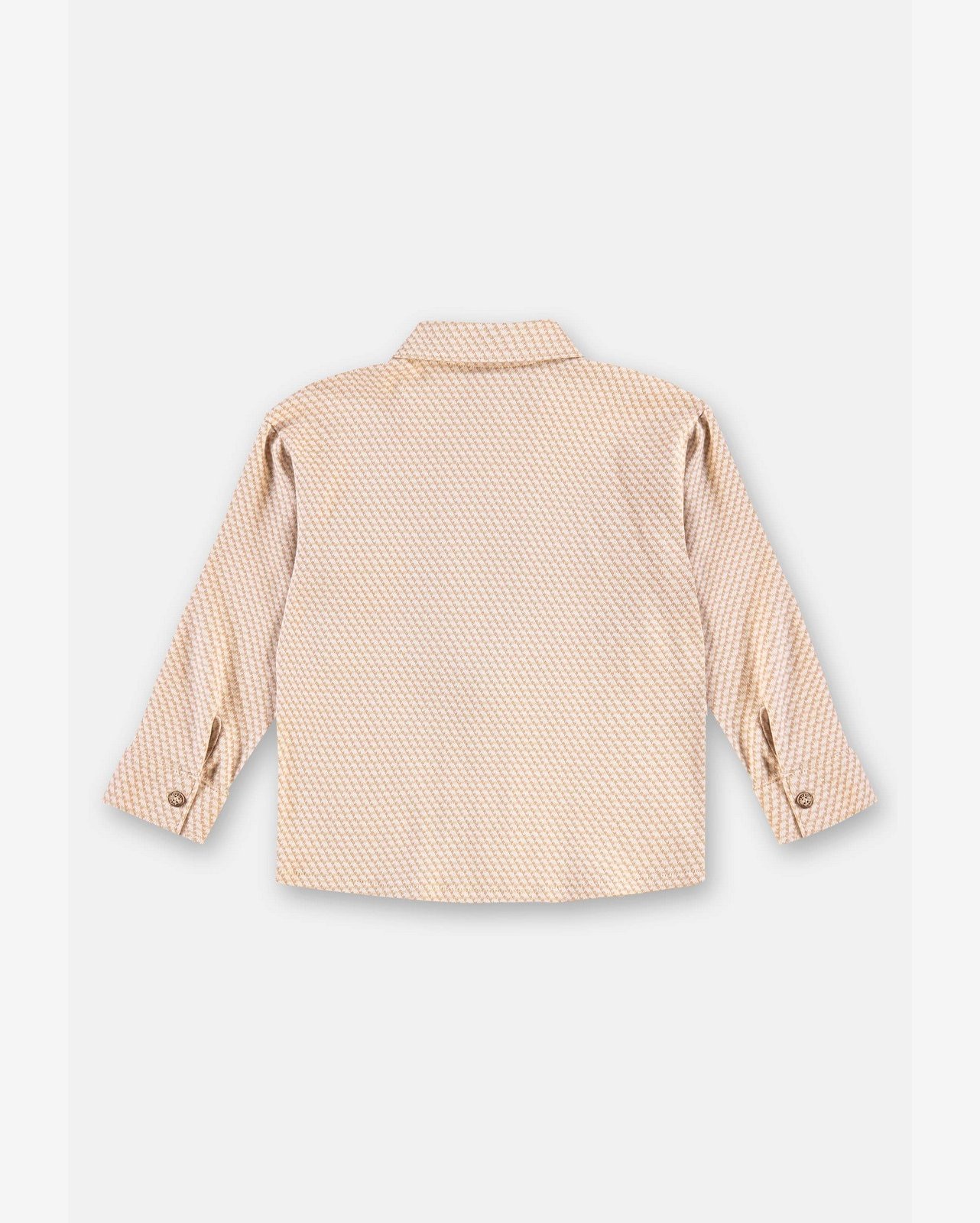 Jaqueta Infantil em Malha Jacquard Xadrez Up Baby