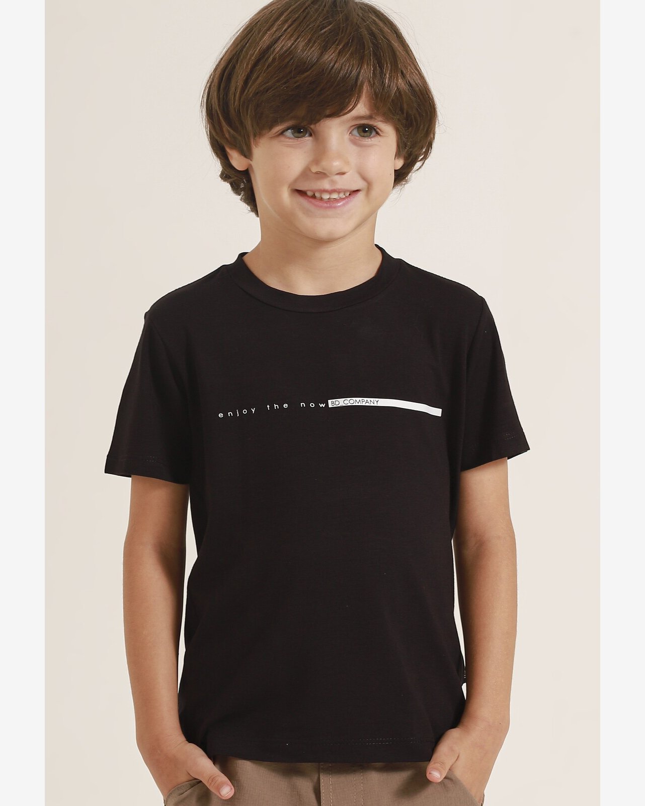 Camiseta Infantil Preta Banana Danger
