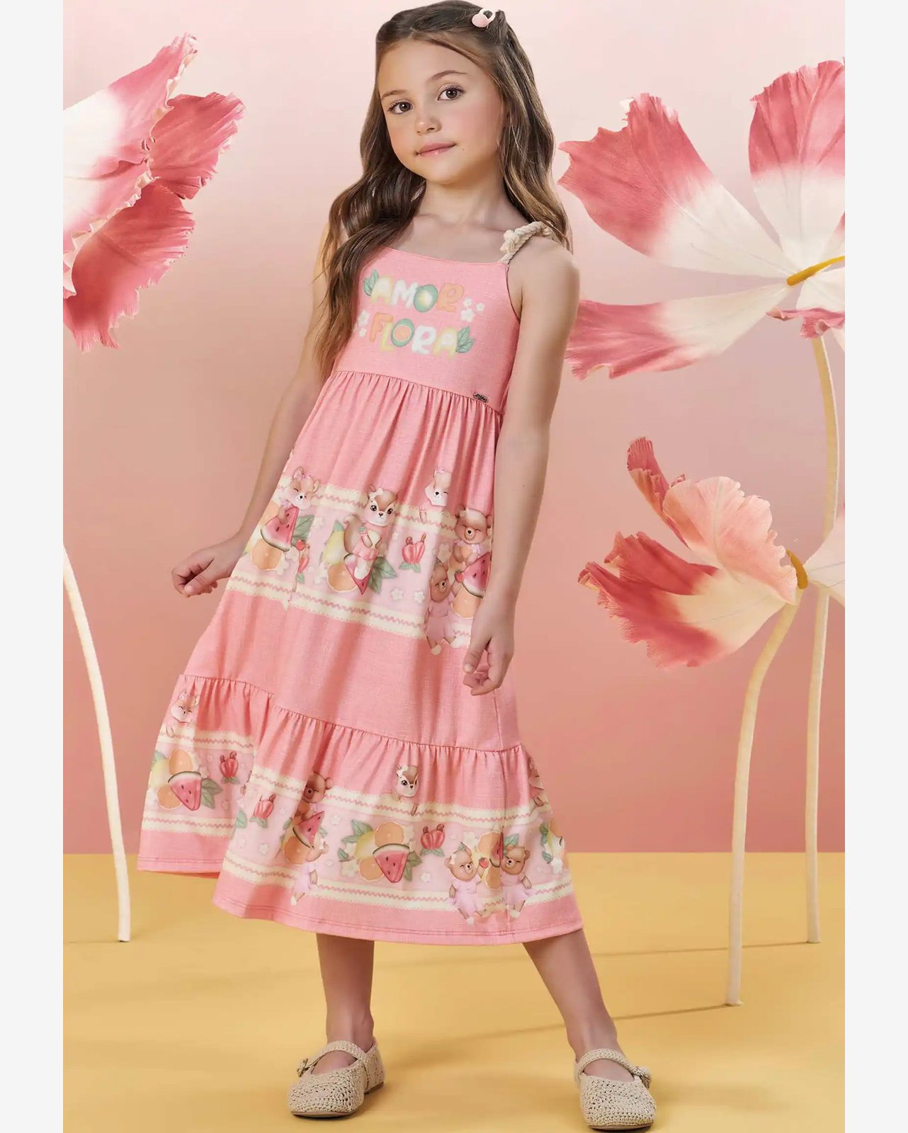 Vestido Longo Infantil Infanti