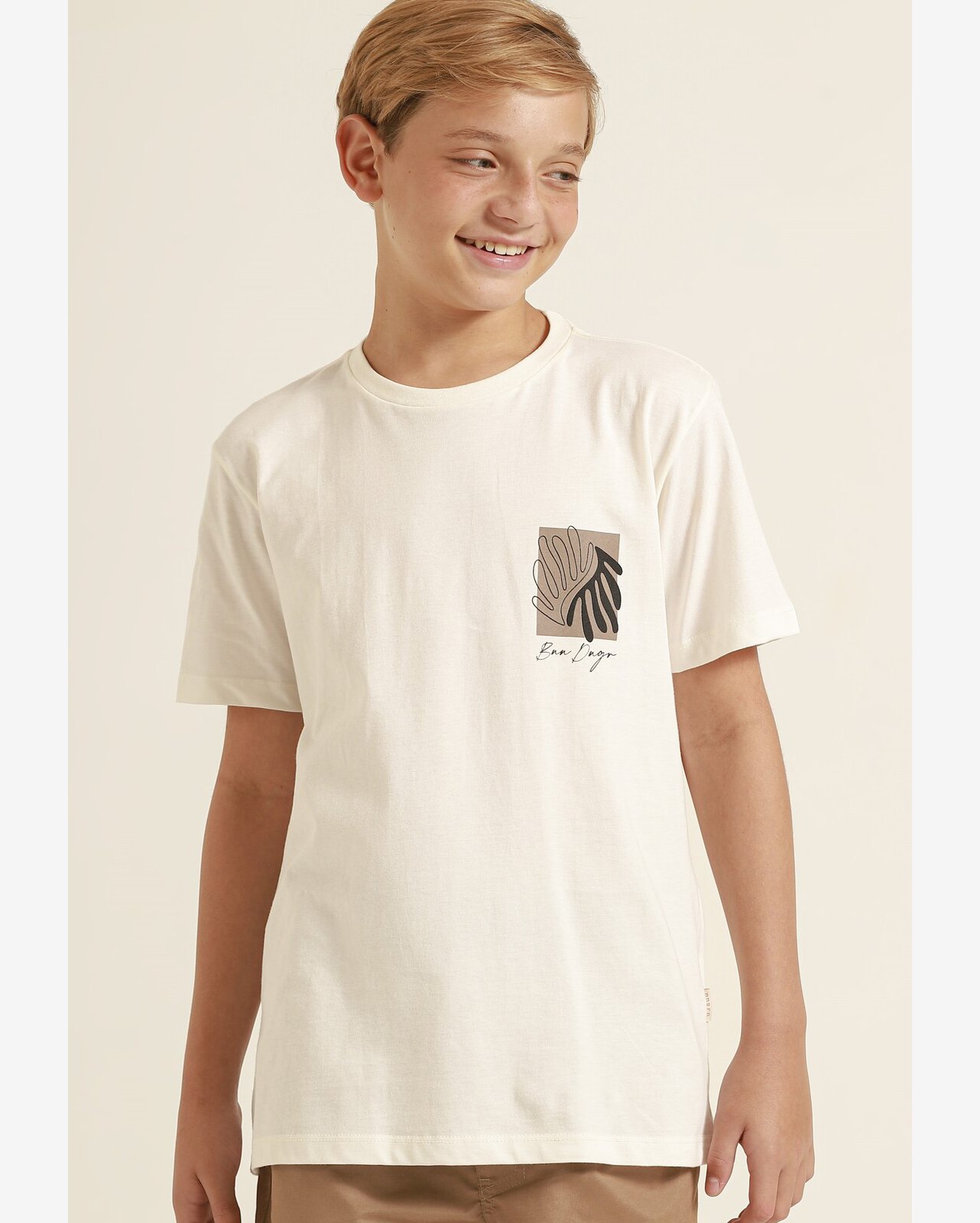Camiseta Infantil Off White Banana Danger Island Vibes