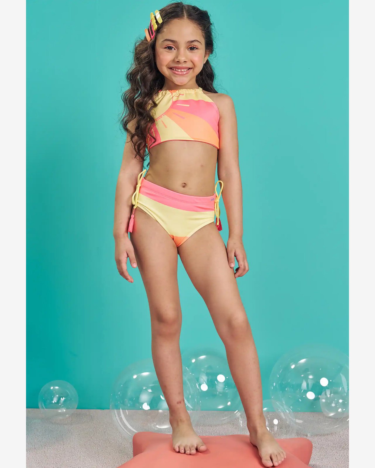 Bíquini Menina Juvenil Estampado Kukiê