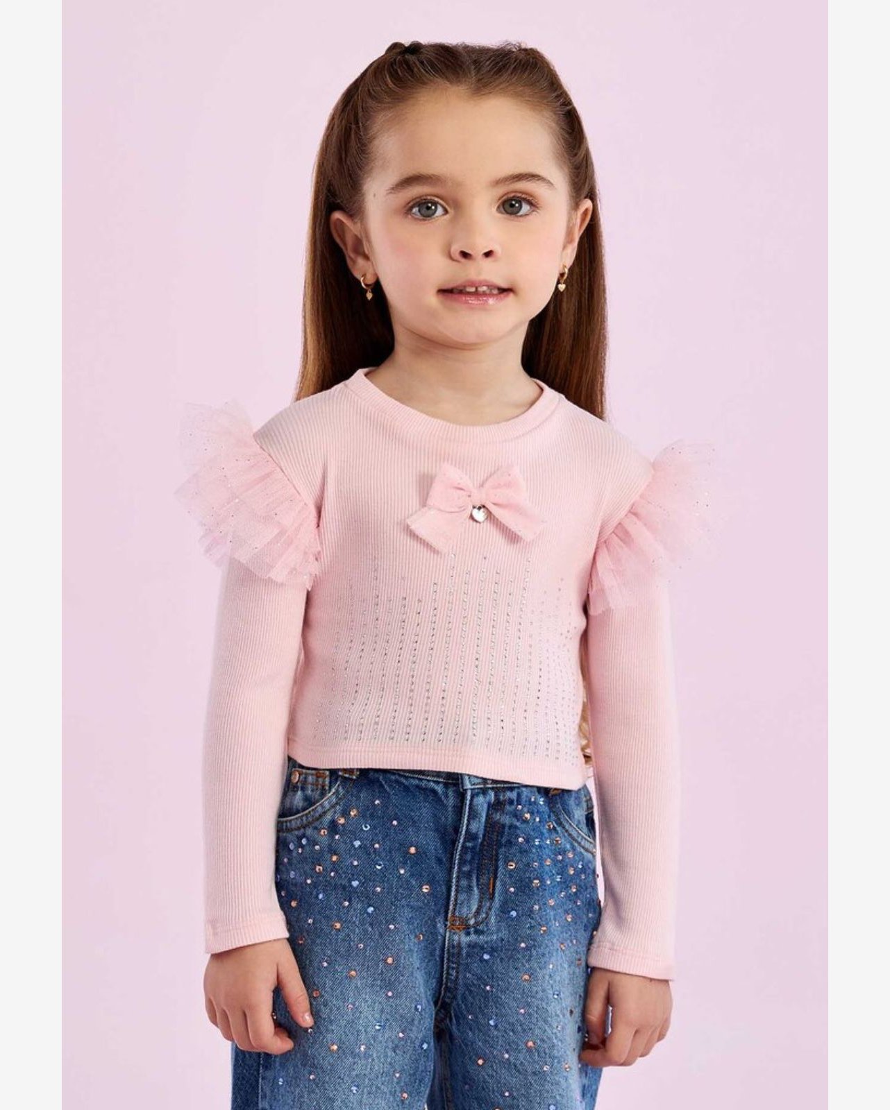 Cropped Rosa Menina Petit Cherie