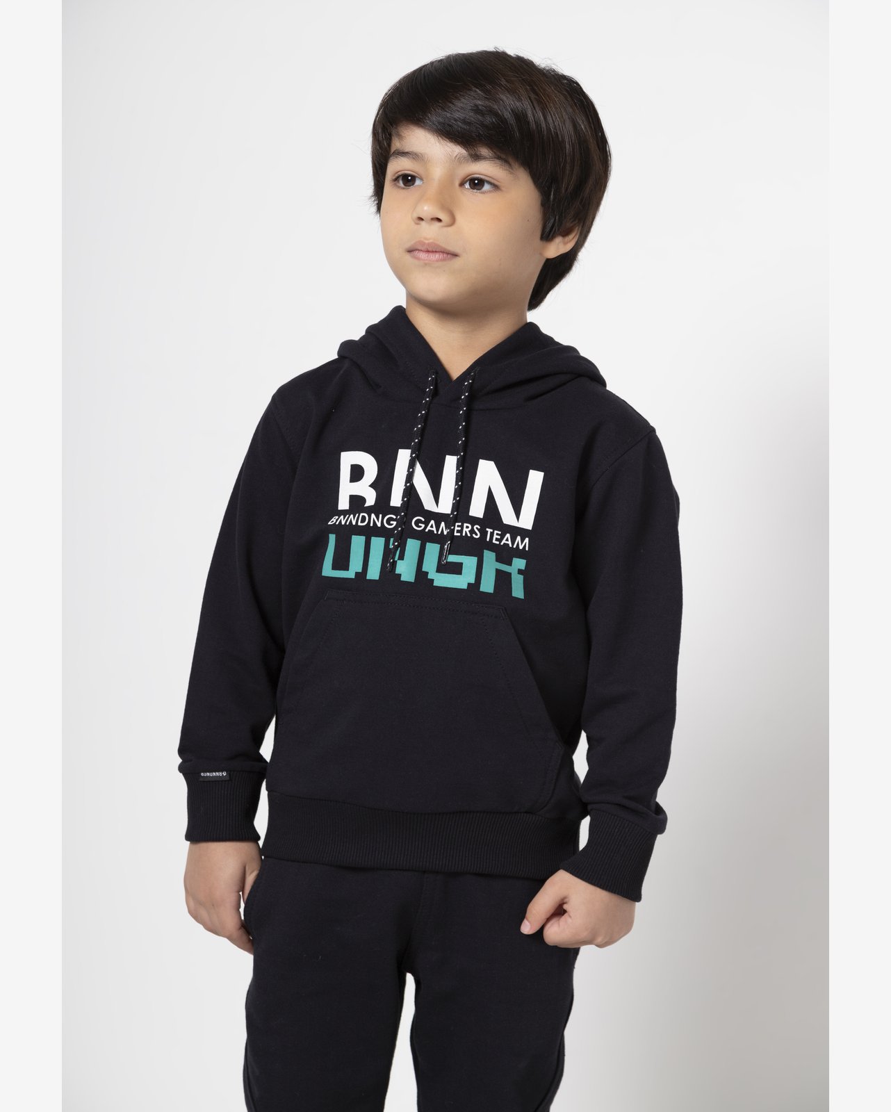 Blusa Moletom Preta Infantil Banana Danger