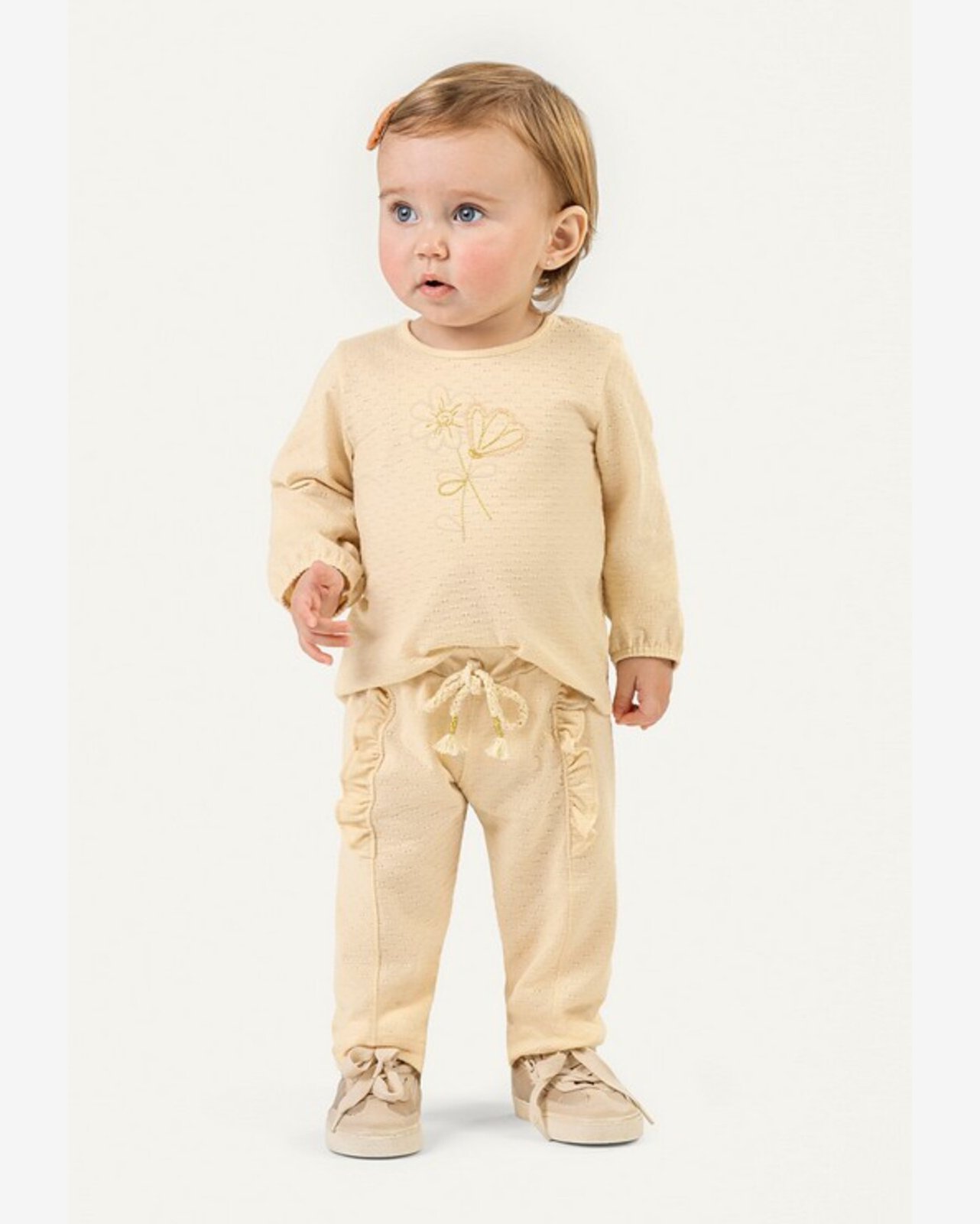 Conjunto  Bebê Calça Infantil Menina Colorittá