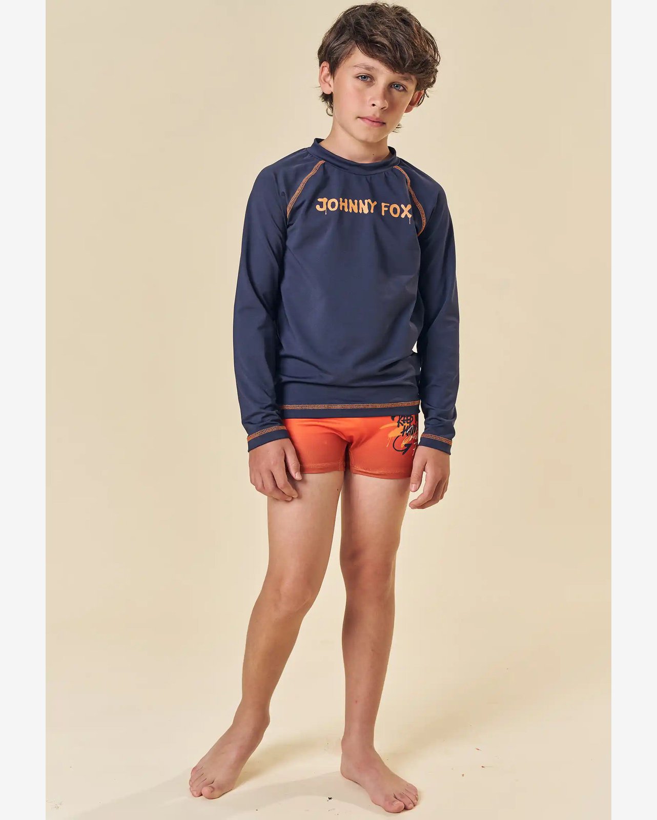 Conjunto Menino Praia UV Manga Longa Johnny Fox