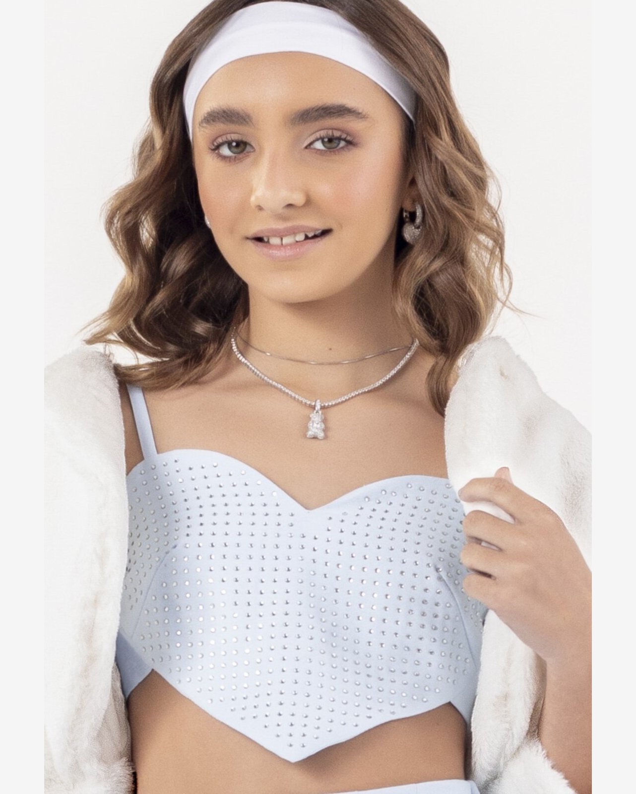 Top Hi Angel Brilho Celestial