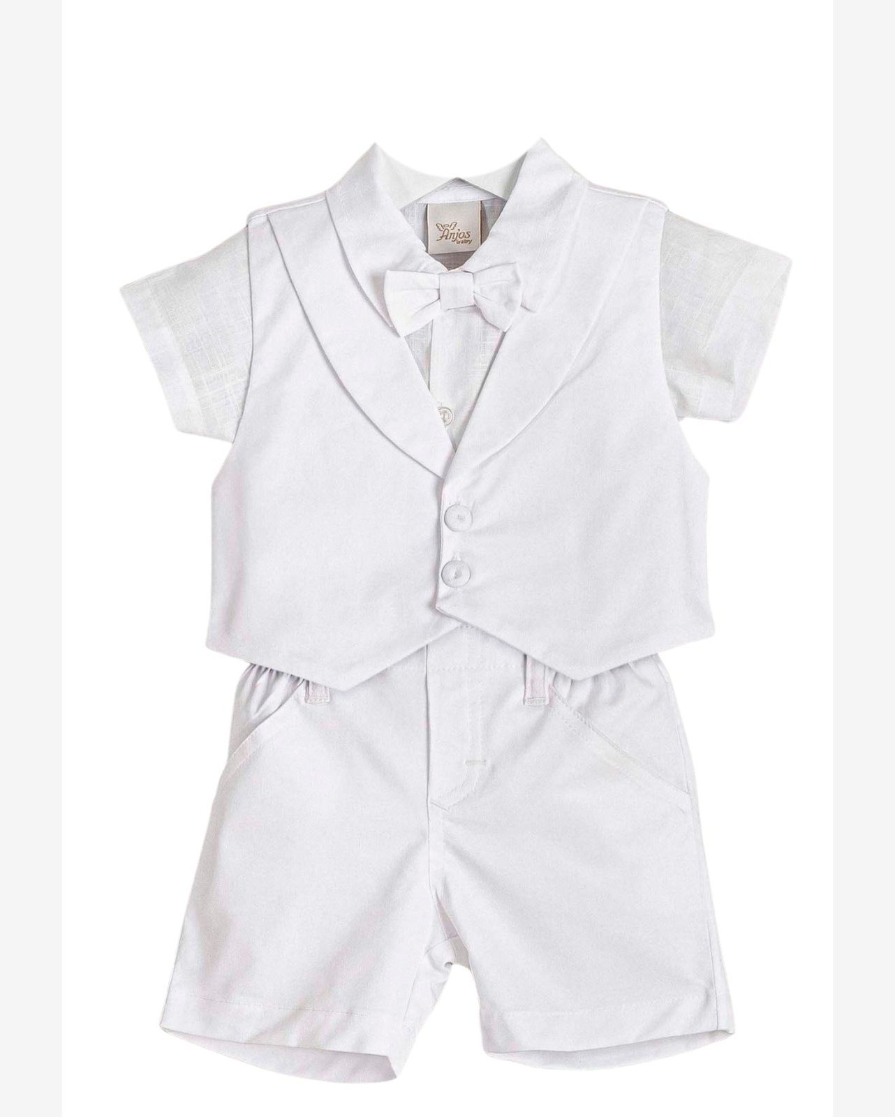 Conjunto Batizado Menino Blazer Anjos Baby