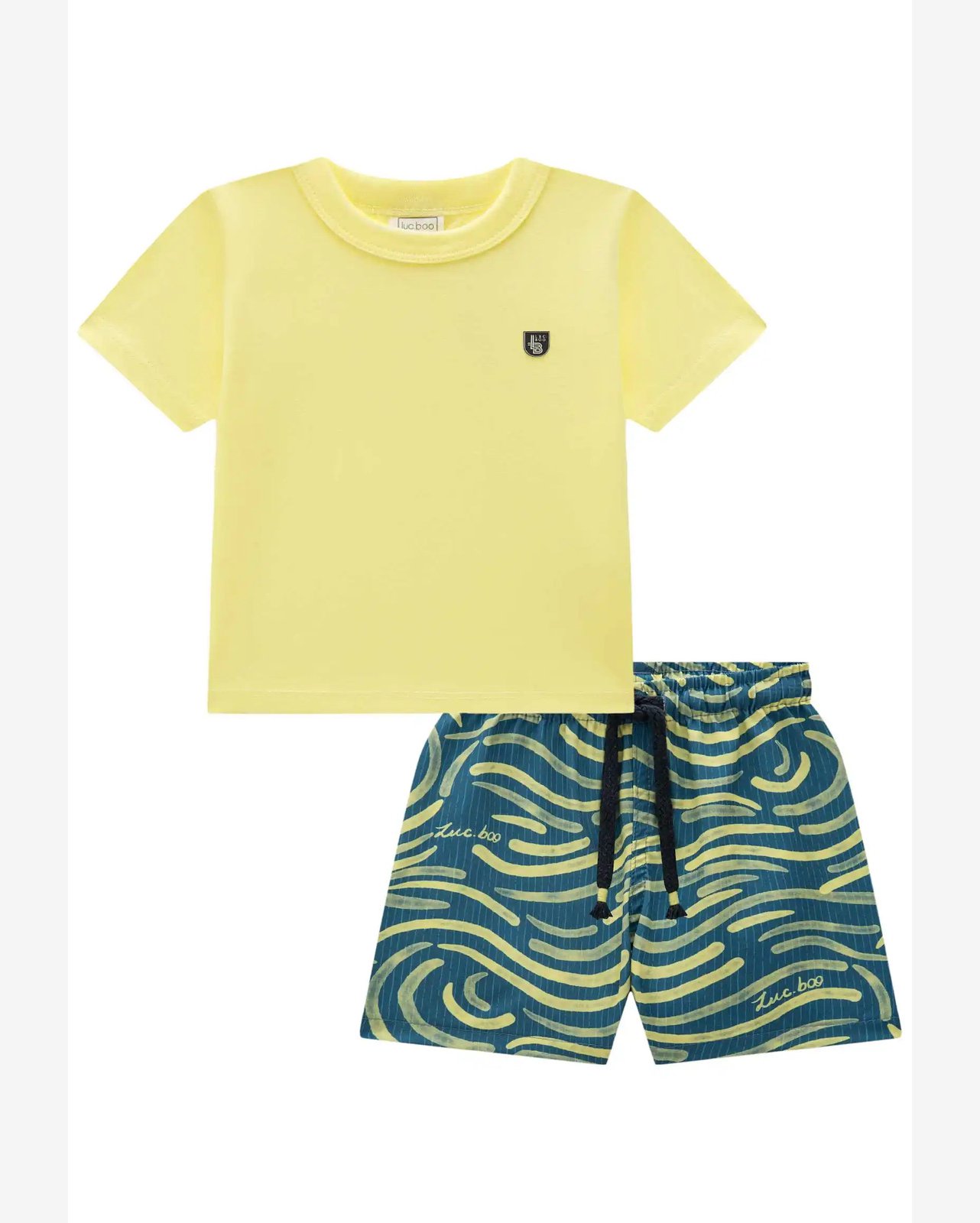 Conjunto Camiseta Menino Estampado Lucboo
