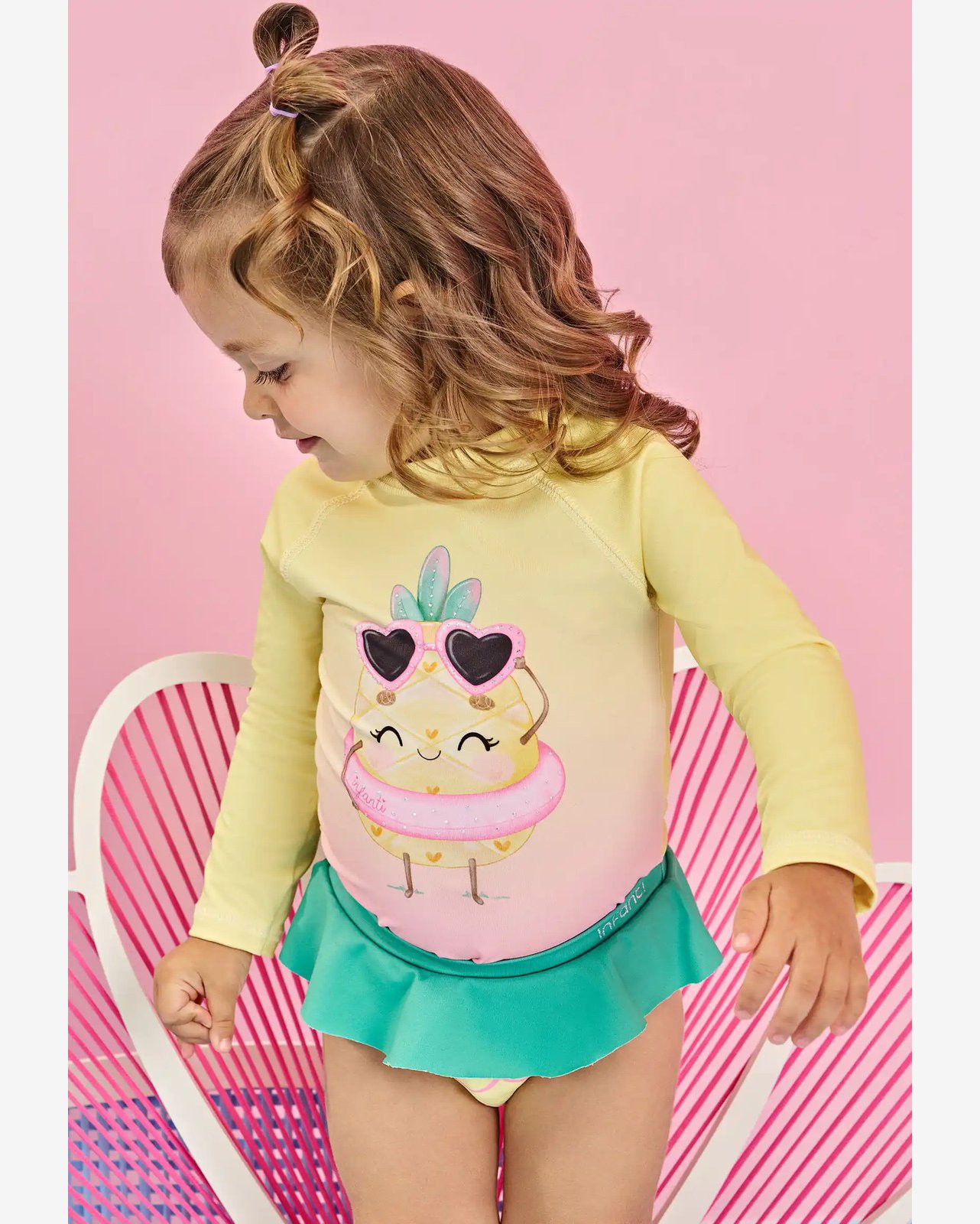 Maiô Estampado Menina Infanti