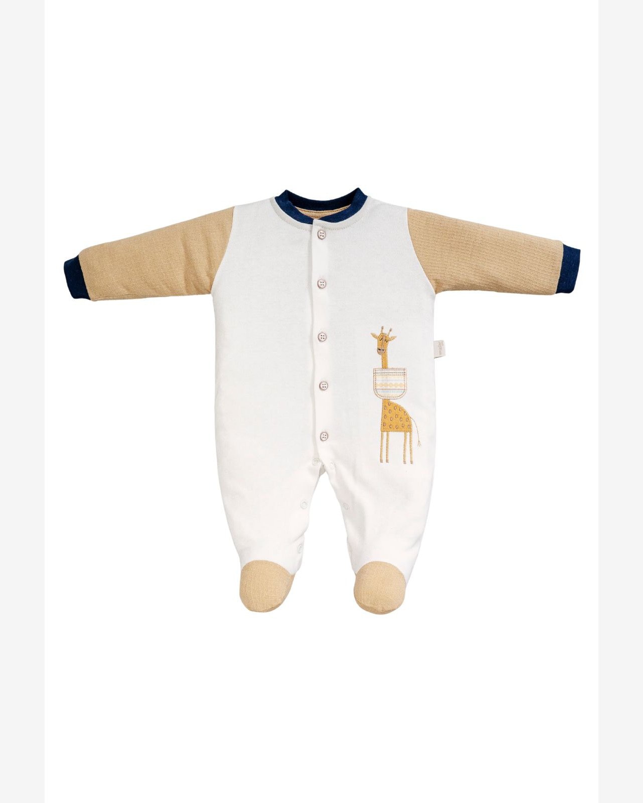 Macacão Longo Menino Estampado Anjos Baby