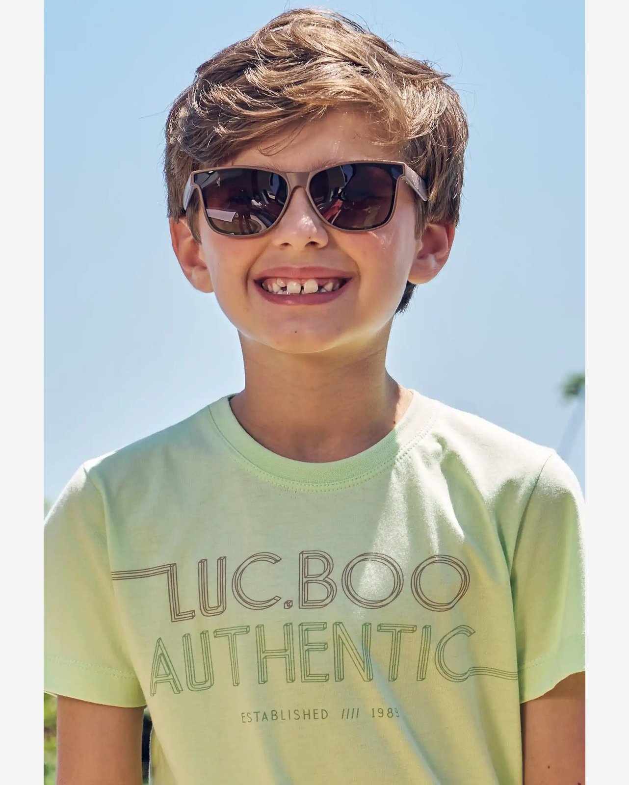 Óculos Menino Marrom UV Lucboo