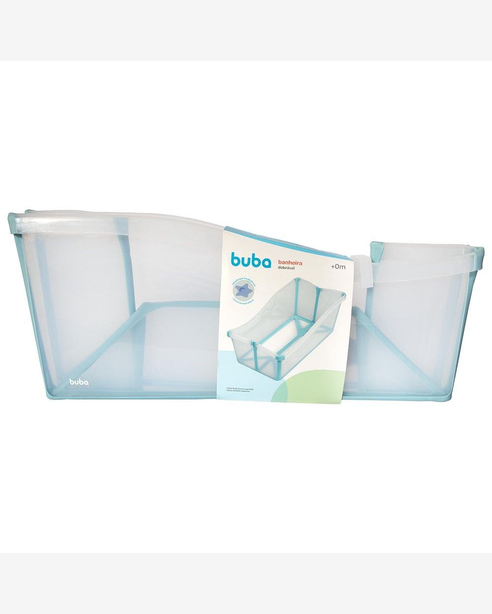 Banheira Infantil Dobrável Azul - Buba