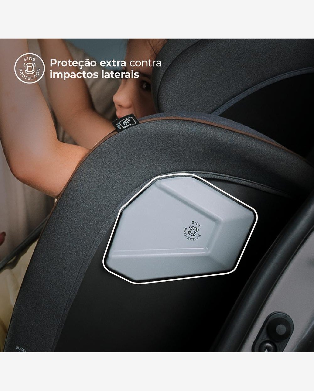 Cadeirinha de Carro Nonna Isofix 360º Preto Noturno - Infanti
