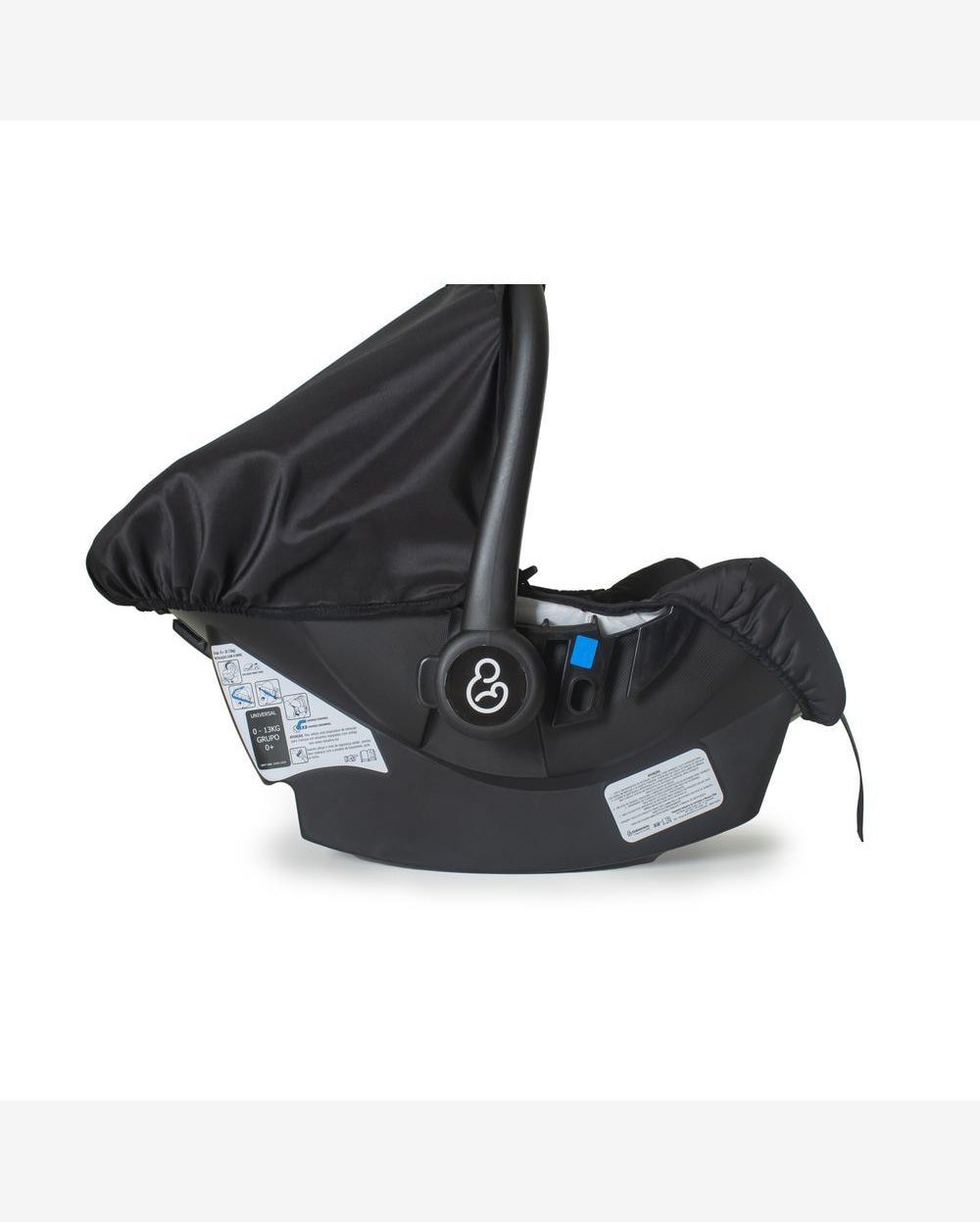 Carrinho Travel System Milano Reversível II Preto e Cobre - Galzerano