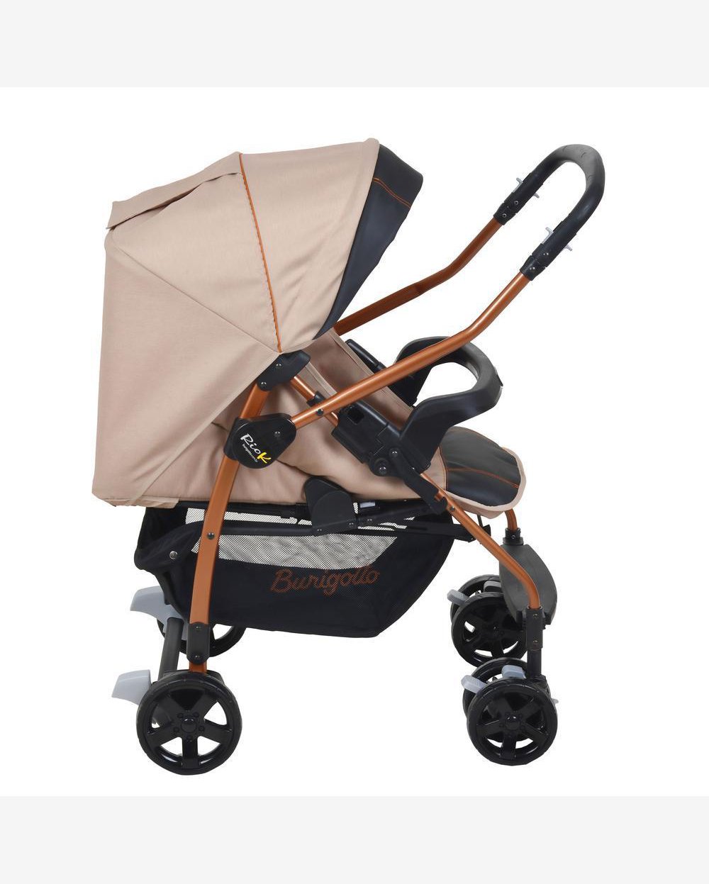 Carrinho de Bebê Rio K com Bebê Conforto Touring X Mon Amour - Burigotto