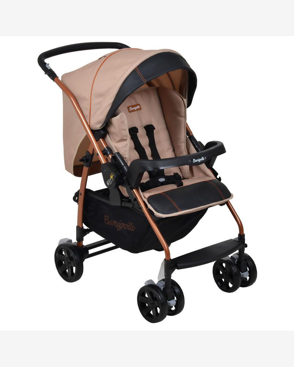 Carrinho de Bebê Rio K com Bebê Conforto Touring X Mon Amour - Burigotto