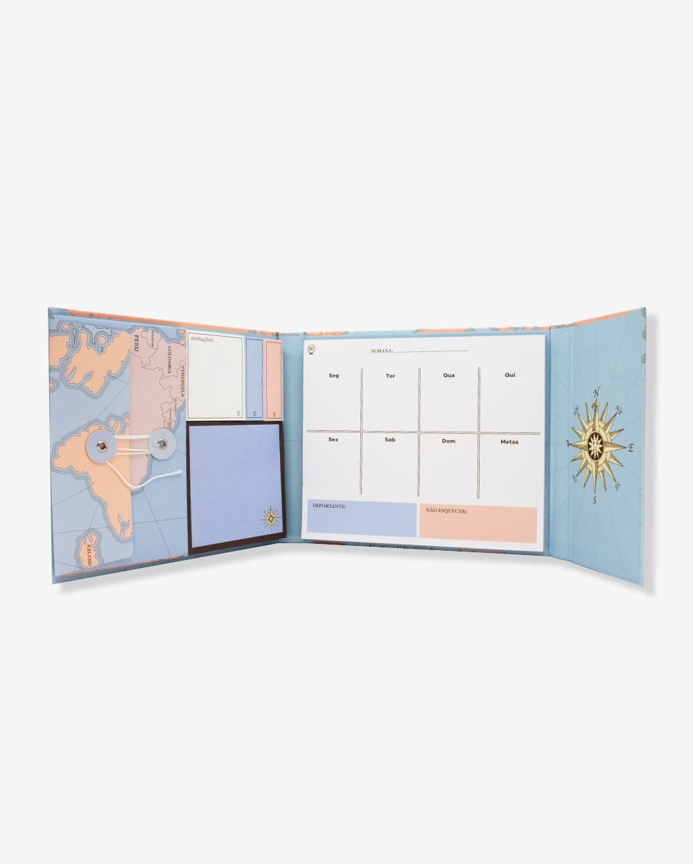 Riachuelo Planner Capa Dura Viagem Zoacriativa